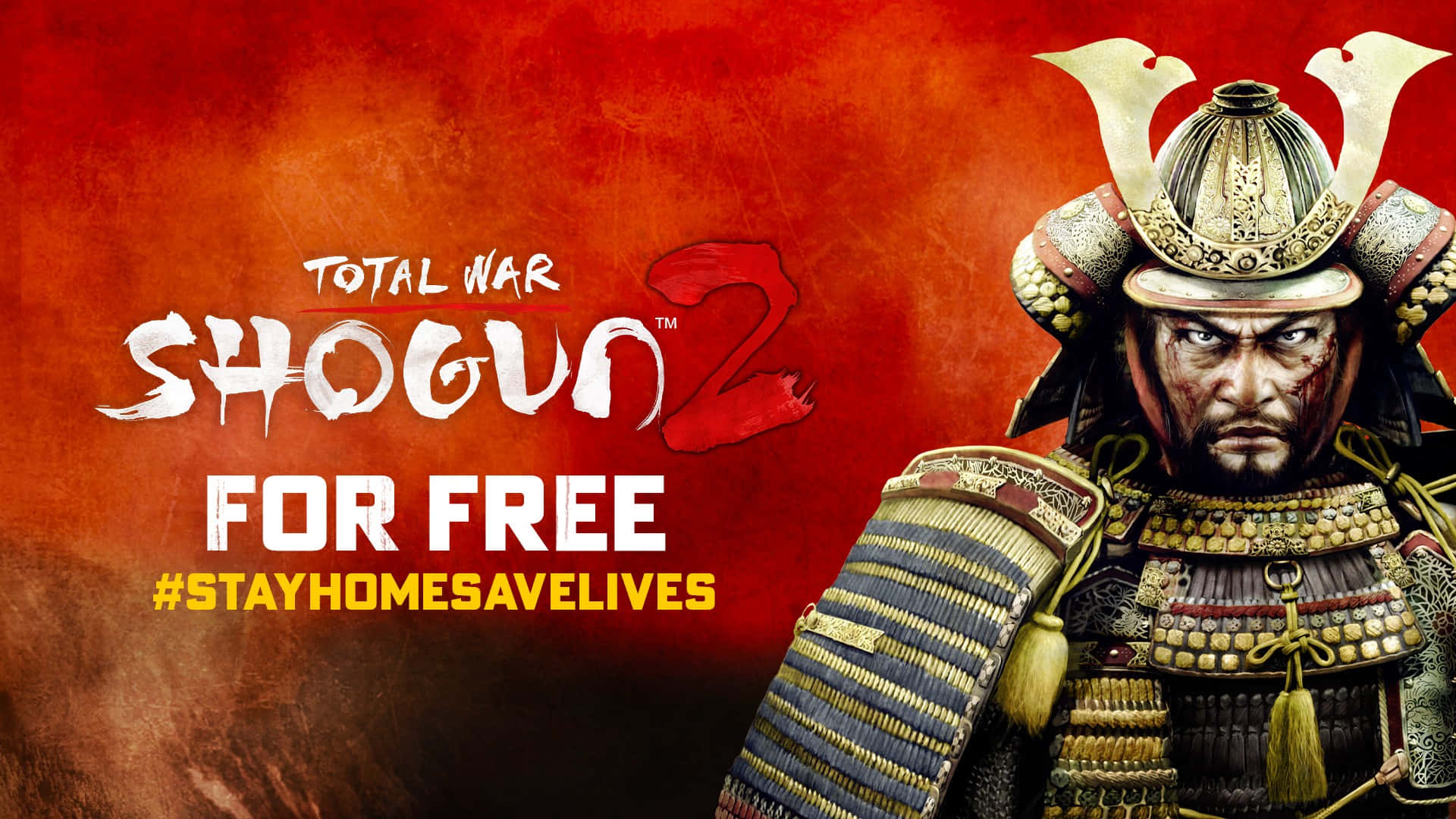 Shogun Total War, samurai warrior, ornate armor, Full HD Desktop Wallpaper