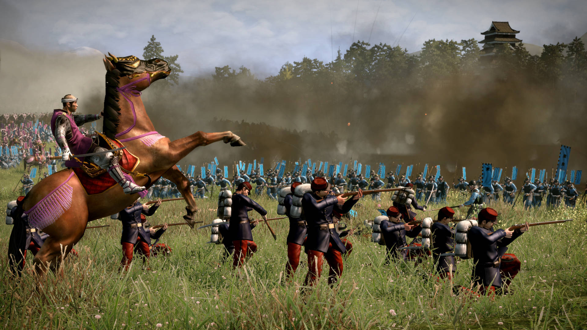 Shogun 2 Total War, samurai, infantry, Full HD Desktop Wallpaper