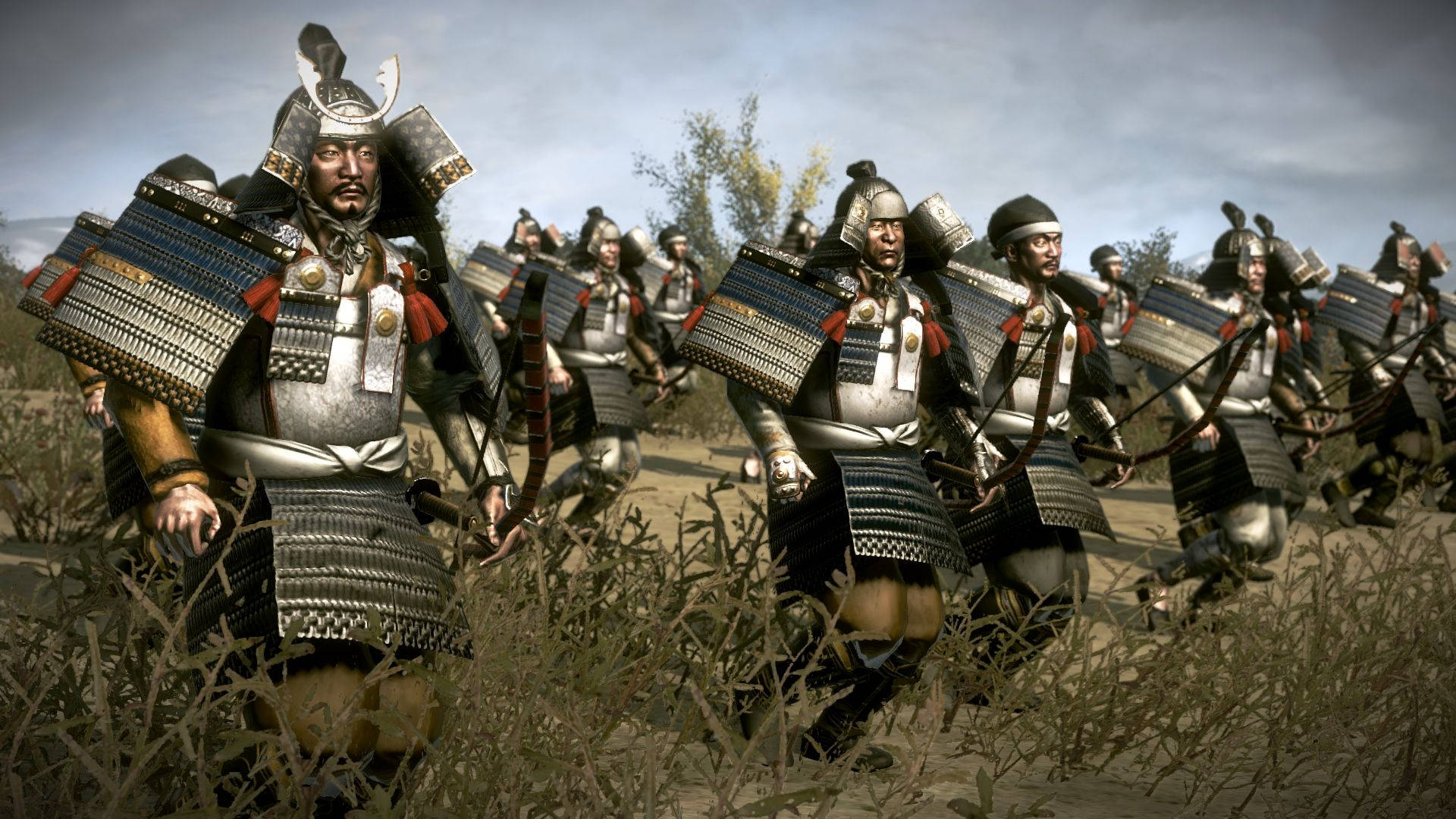 Shogun 2 Total War, samurai warriors, detailed armor, Full HD Desktop Wallpaper
