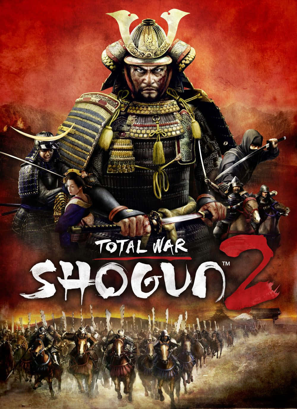 Shogun Total War, samurai warrior, ornate armor, HD Phone Wallpaper