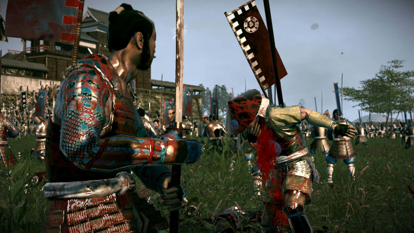 Shogun Total War, samurai warrior, ornate armor, HD Desktop Wallpaper