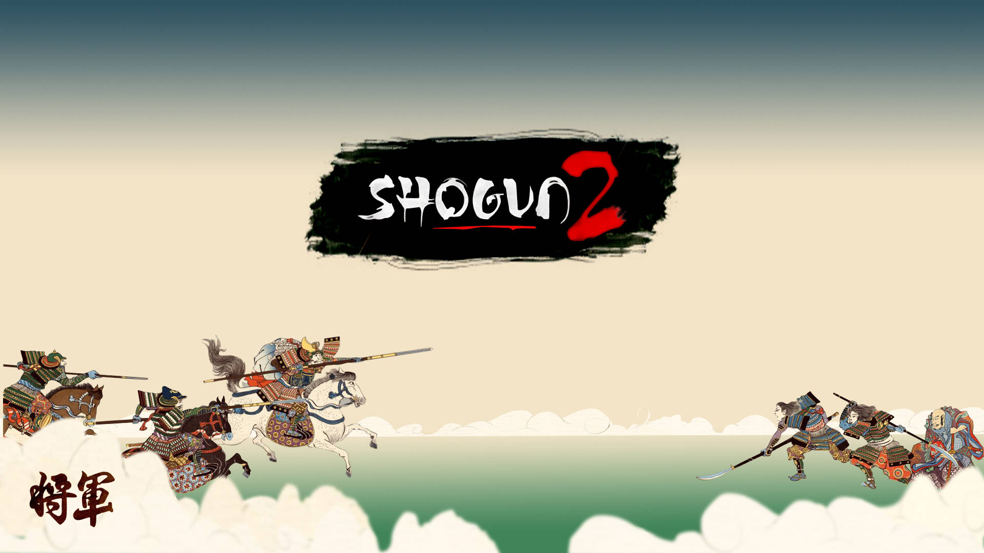Shogun 2, Samurai warriors, horseback, Full HD Desktop Wallpaper