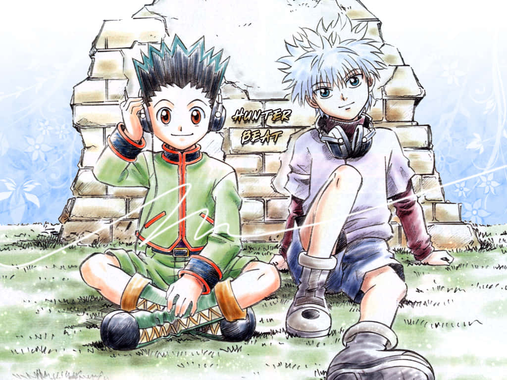 Shonen Anime, battle scene, two anime boys, SD Desktop Wallpaper