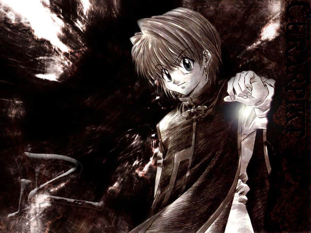 Shonen Anime, monochrome, short hair, SD Desktop Wallpaper