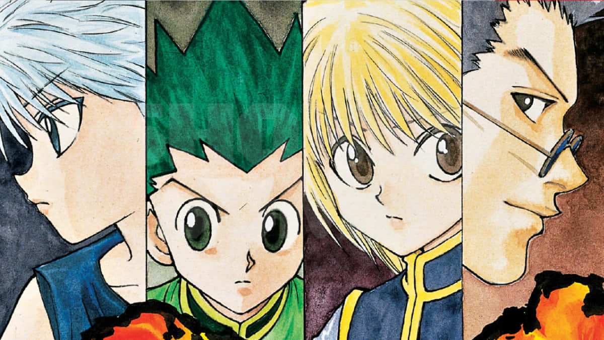 Shonen Anime, 1200 x 675, action scene, SD Desktop Wallpaper