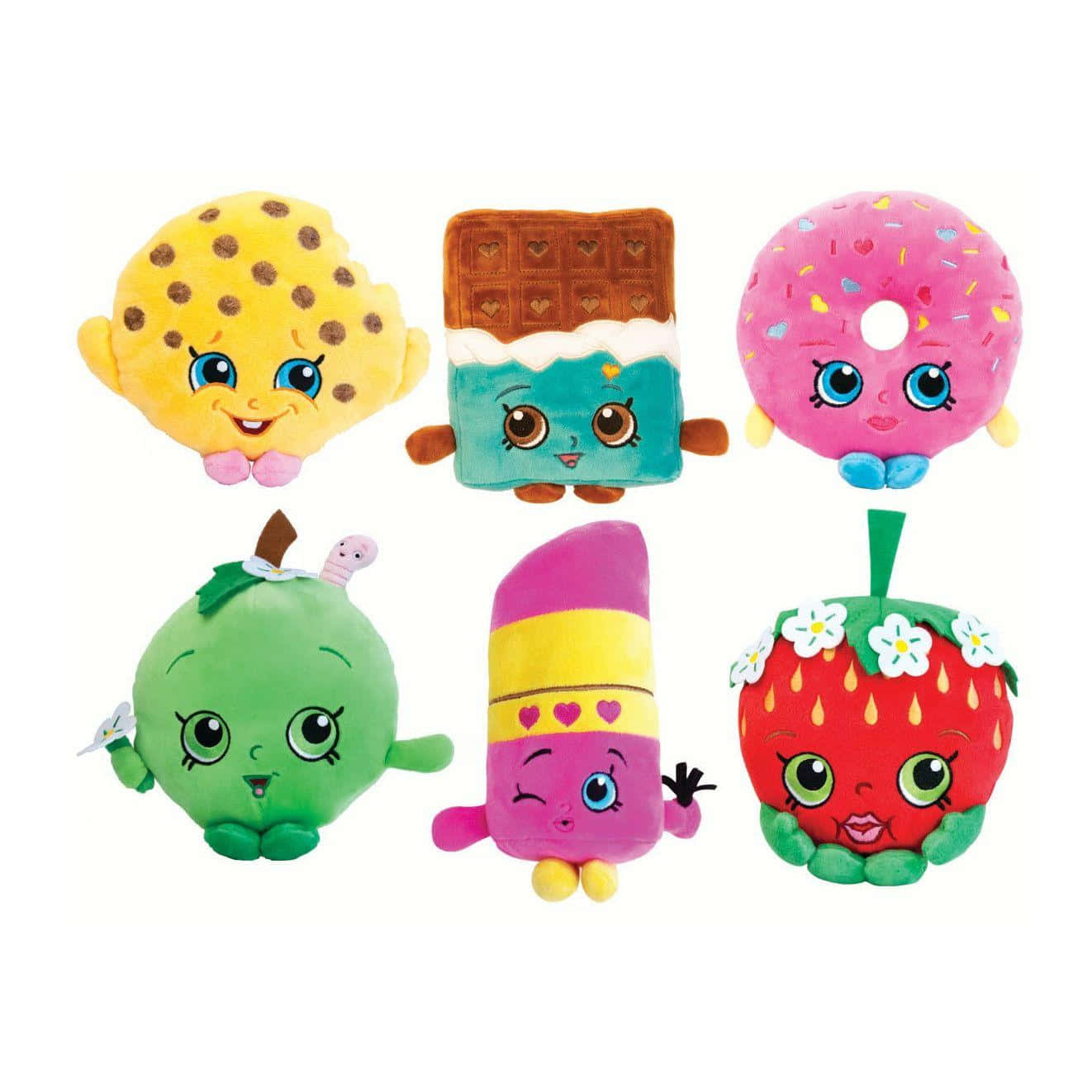Shopkins, plush toys, food items, HD Desktop Wallpaper