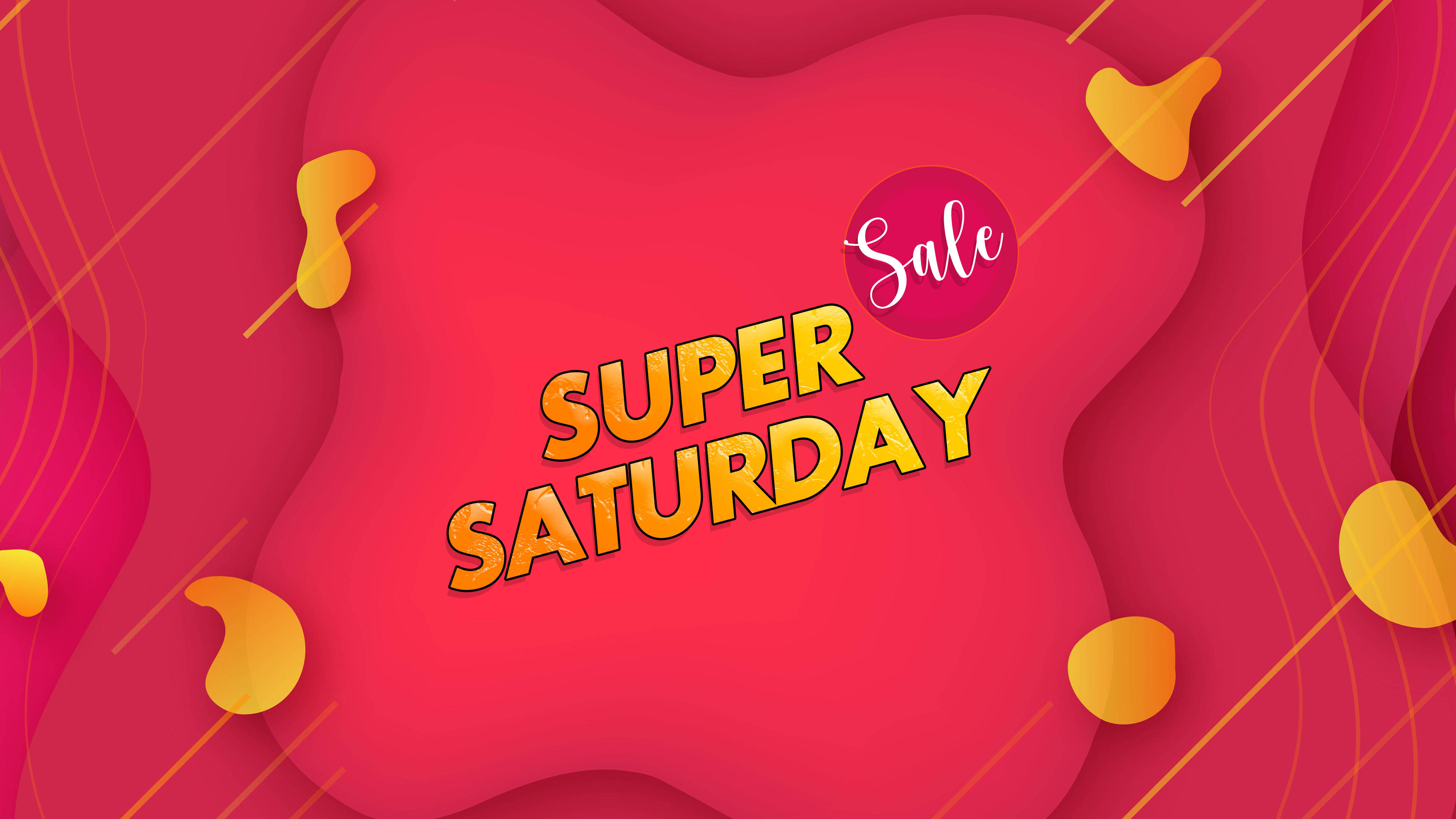 bubby pink super saturday sale, Super Saturday Sales Extravaganza, vibrant pink, 4K Desktop Wallpaper