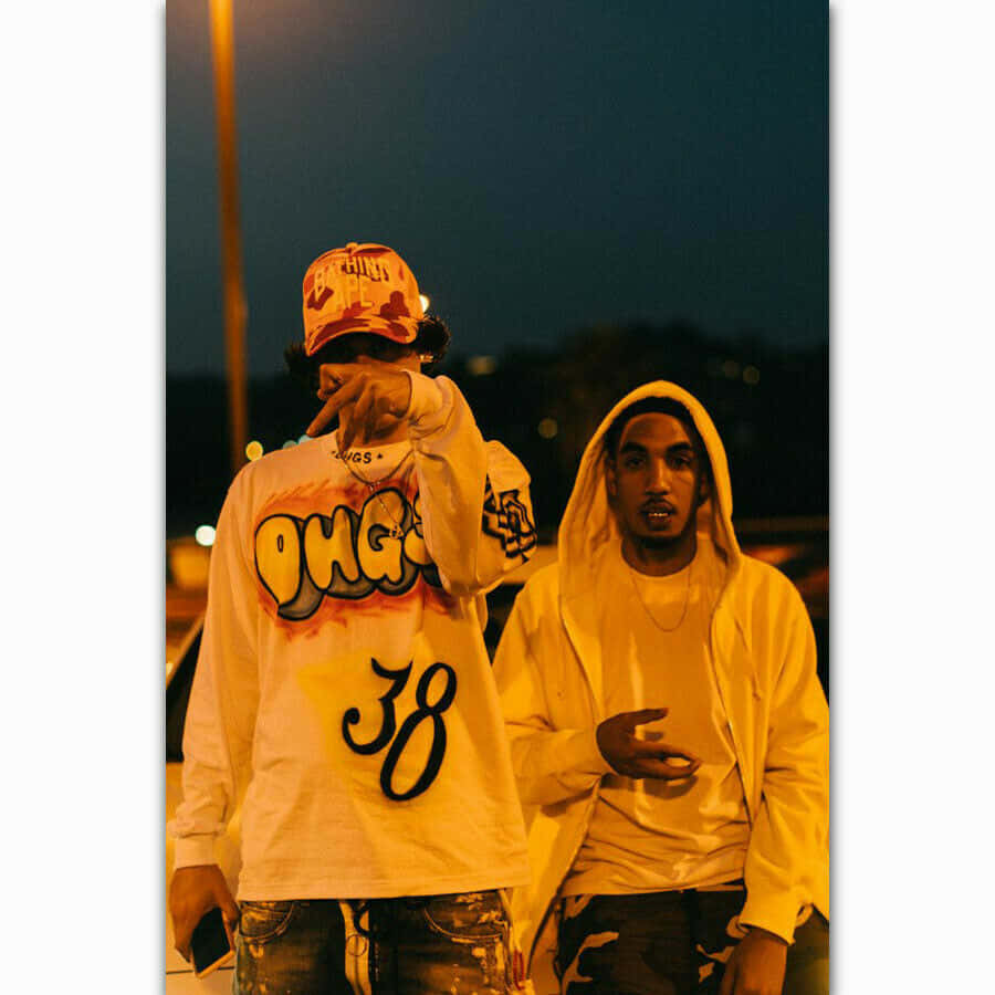 Shoreline Mafia, streetwear, warm streetlights, SD Desktop Wallpaper