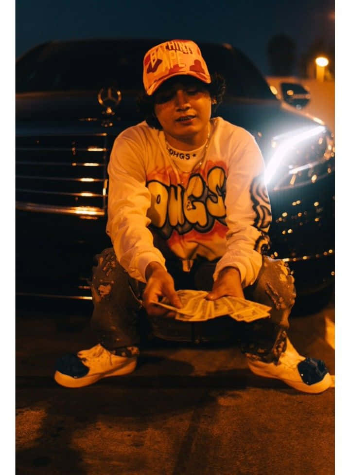Shoreline Mafia, night, pavement, SD Phone Wallpaper