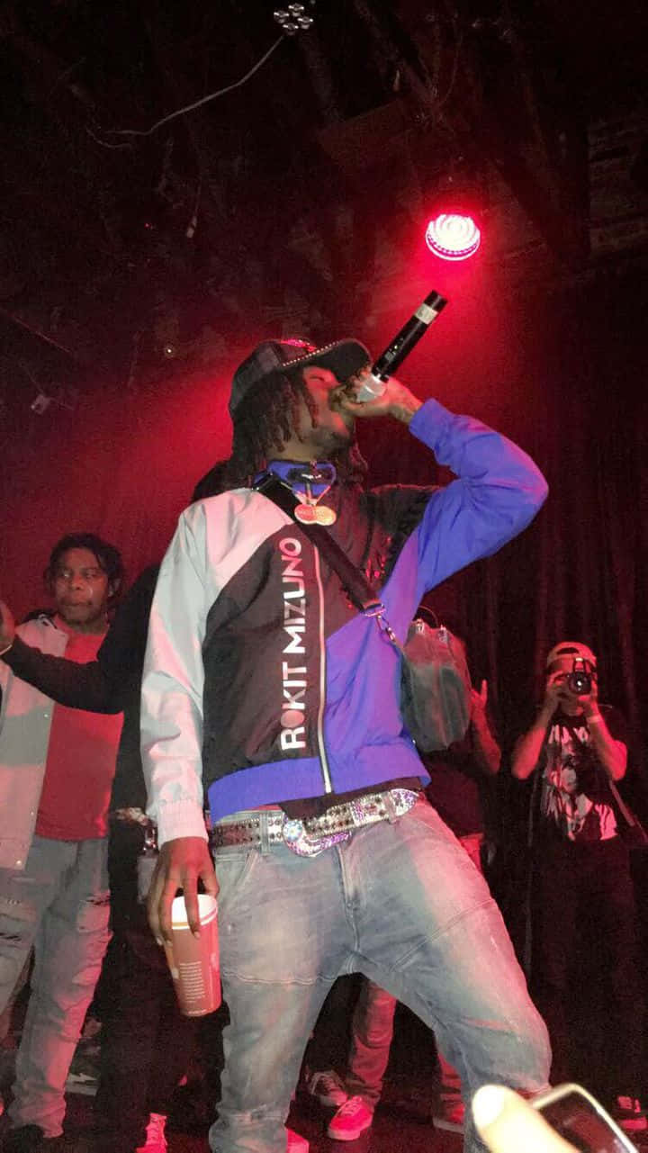 Shoreline Mafia, dreadlocks, dimly lit stage, HD Phone Wallpaper