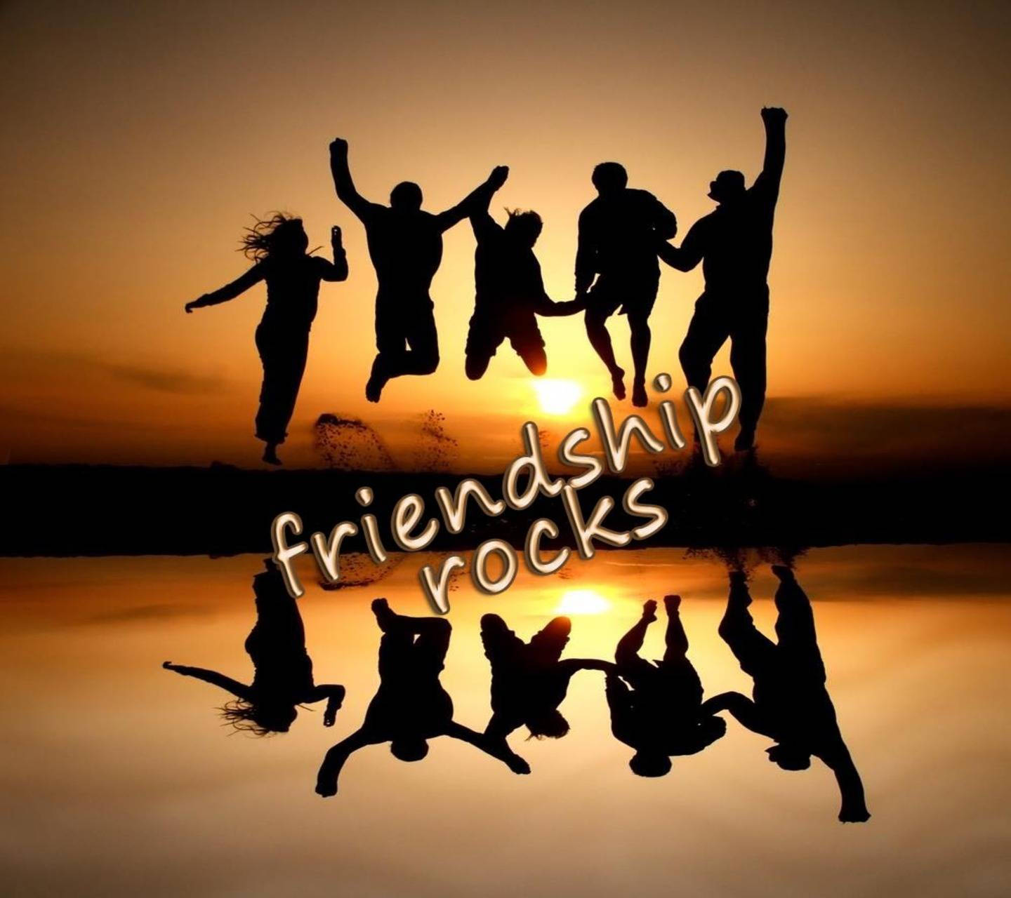 friendship rocks, sunset, water, HD Desktop Wallpaper