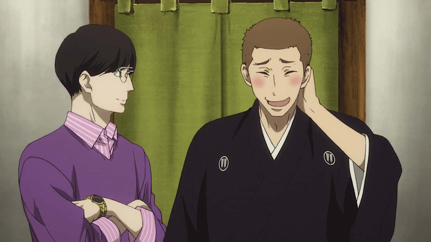 Shouwa Genroku Rakugo Shinjuu, anime characters, traditional and modern attire, HD Desktop Wallpaper