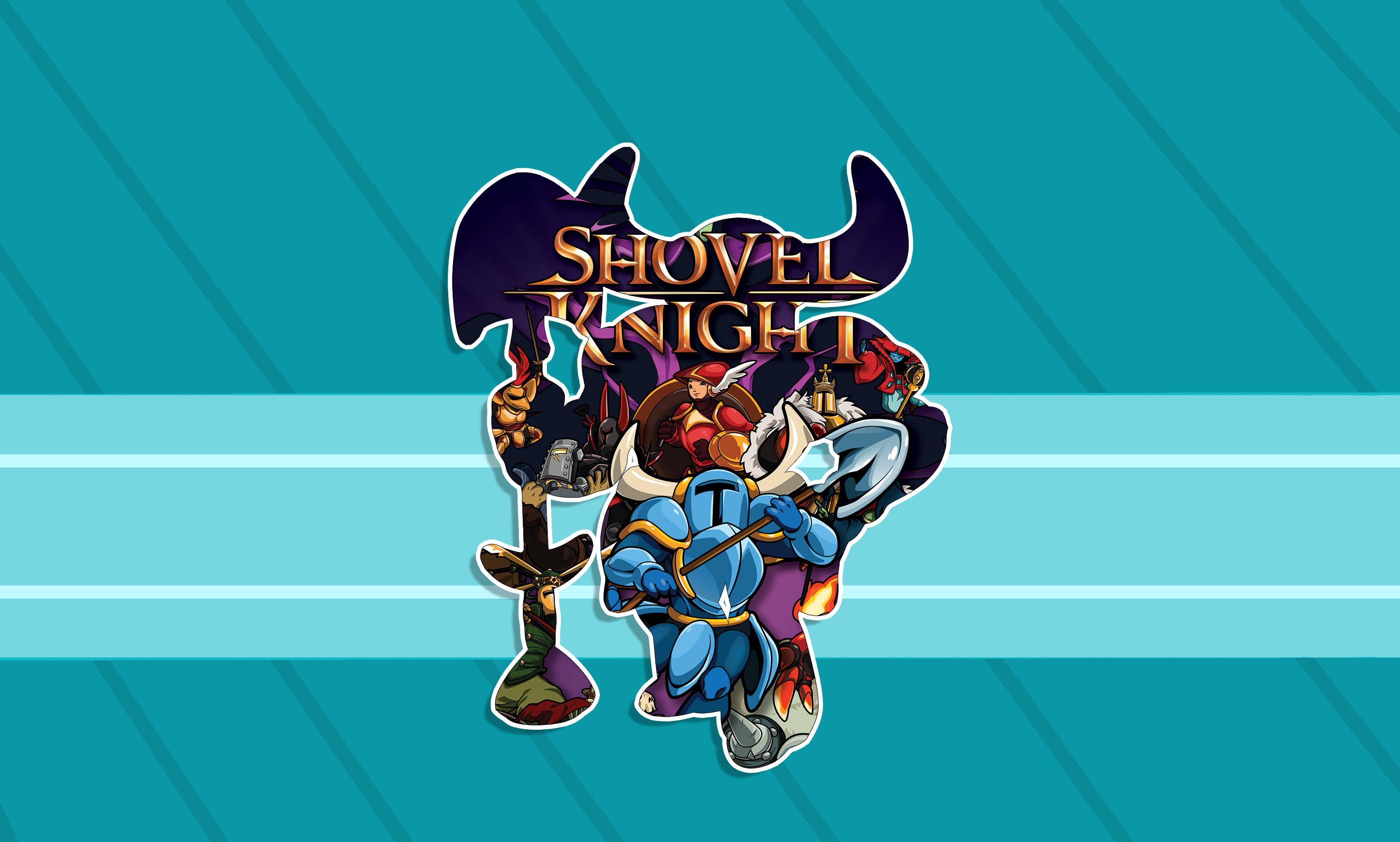 Shovel Knight, knight character, shovel, 2K Desktop Wallpaper