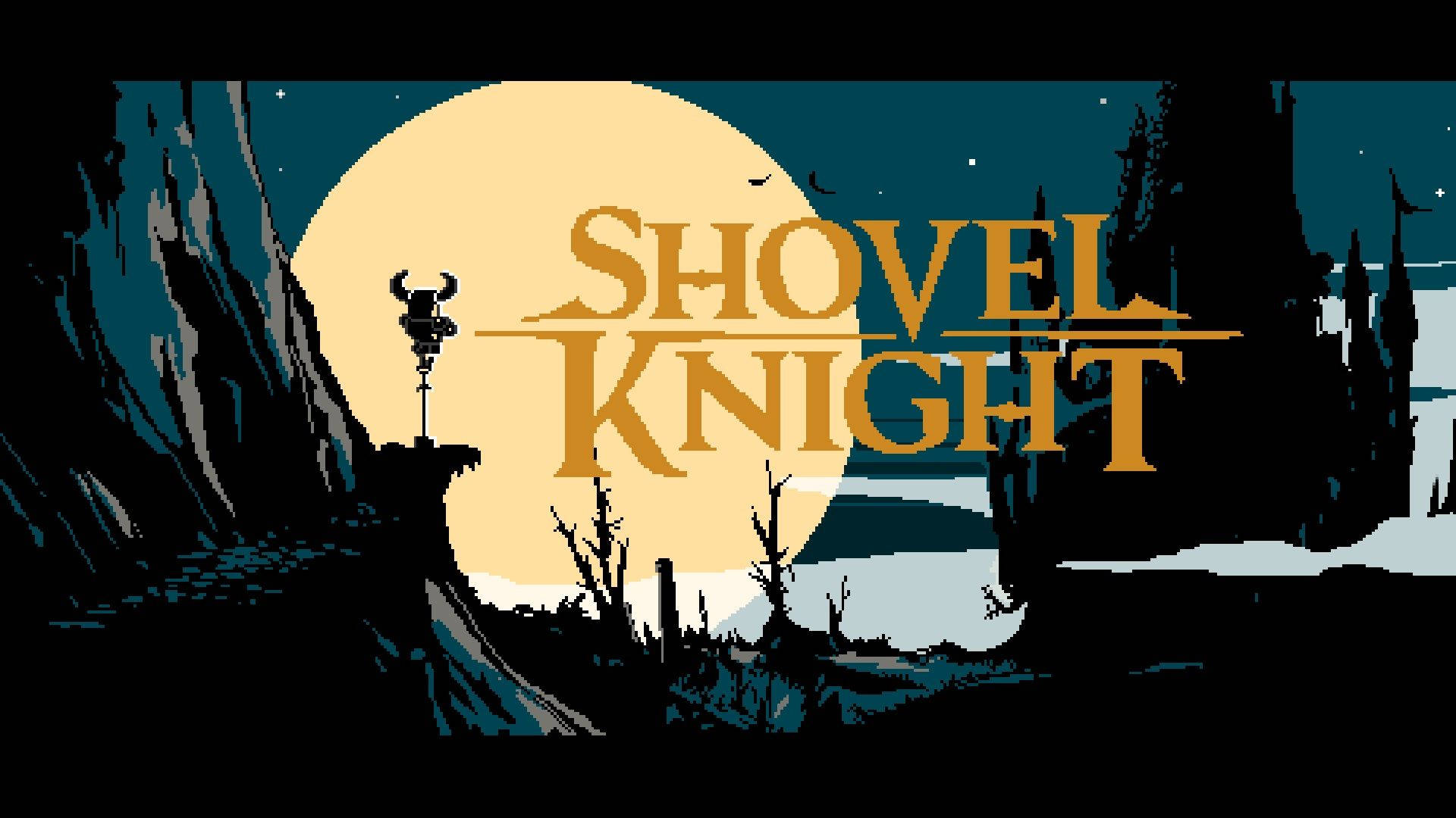 Shovel Knight, Gold, title screen, Full HD Desktop Wallpaper