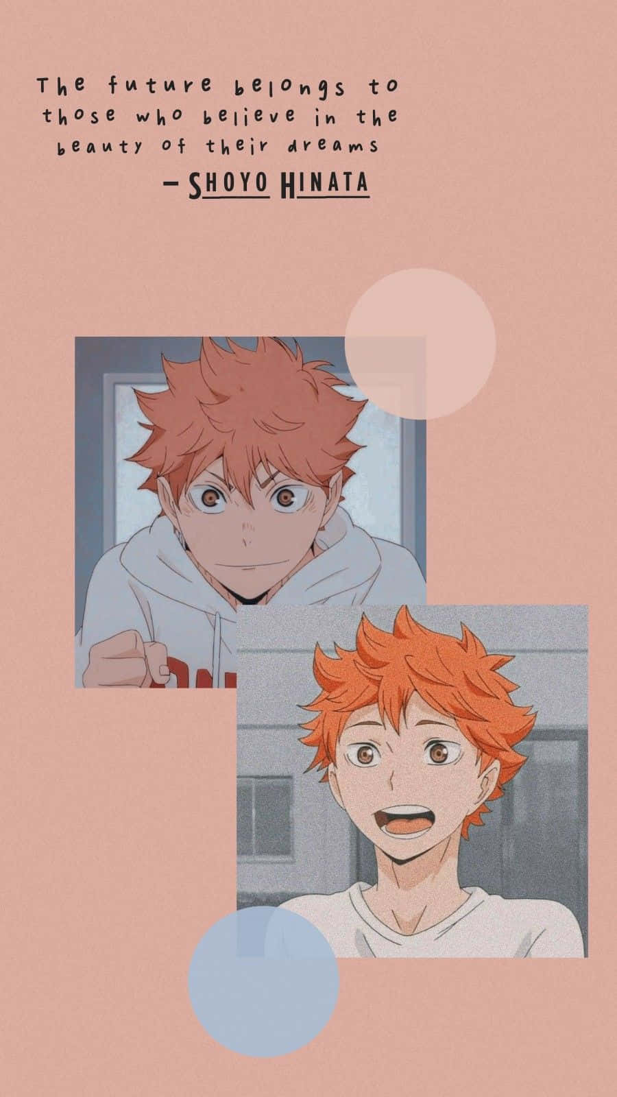 Shoyo Hinata, red-haired boy, expressive eyes, HD Phone Wallpaper