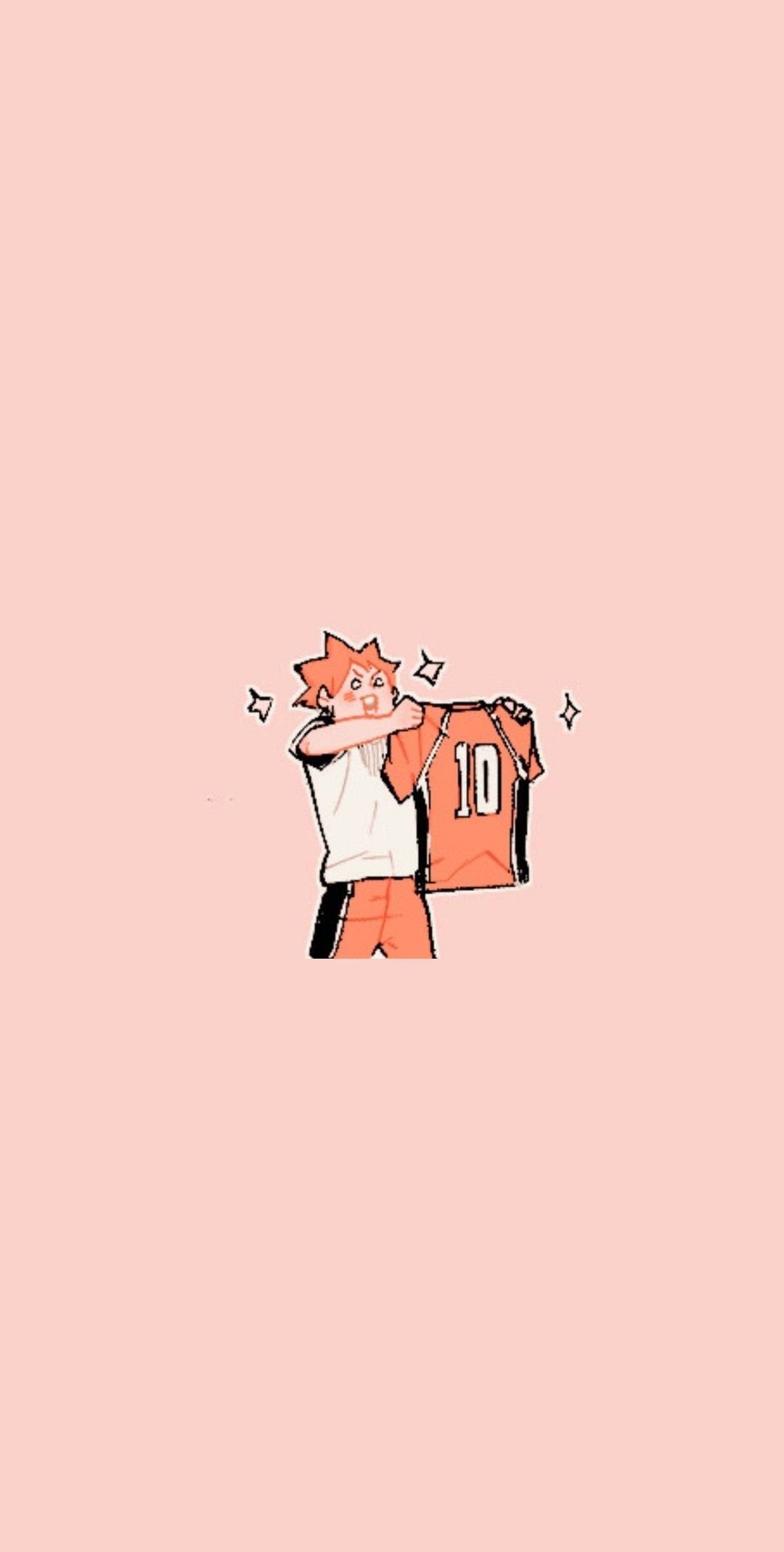 Shoyo Hinata, 10 jersey, orange jersey, Full HD Phone Wallpaper