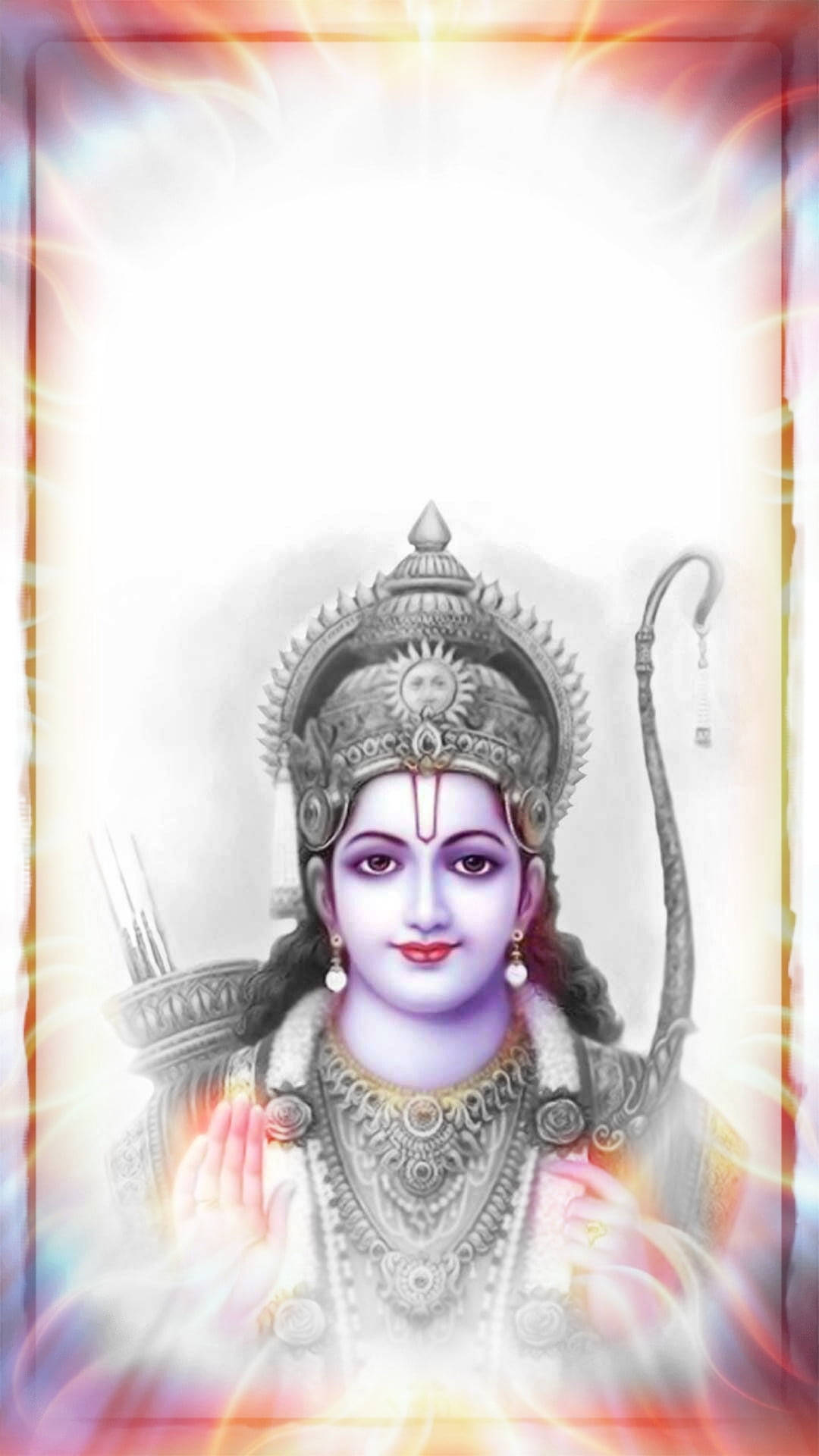 Shree Ram, ornate crown, jewelry, Full HD Phone Wallpaper
