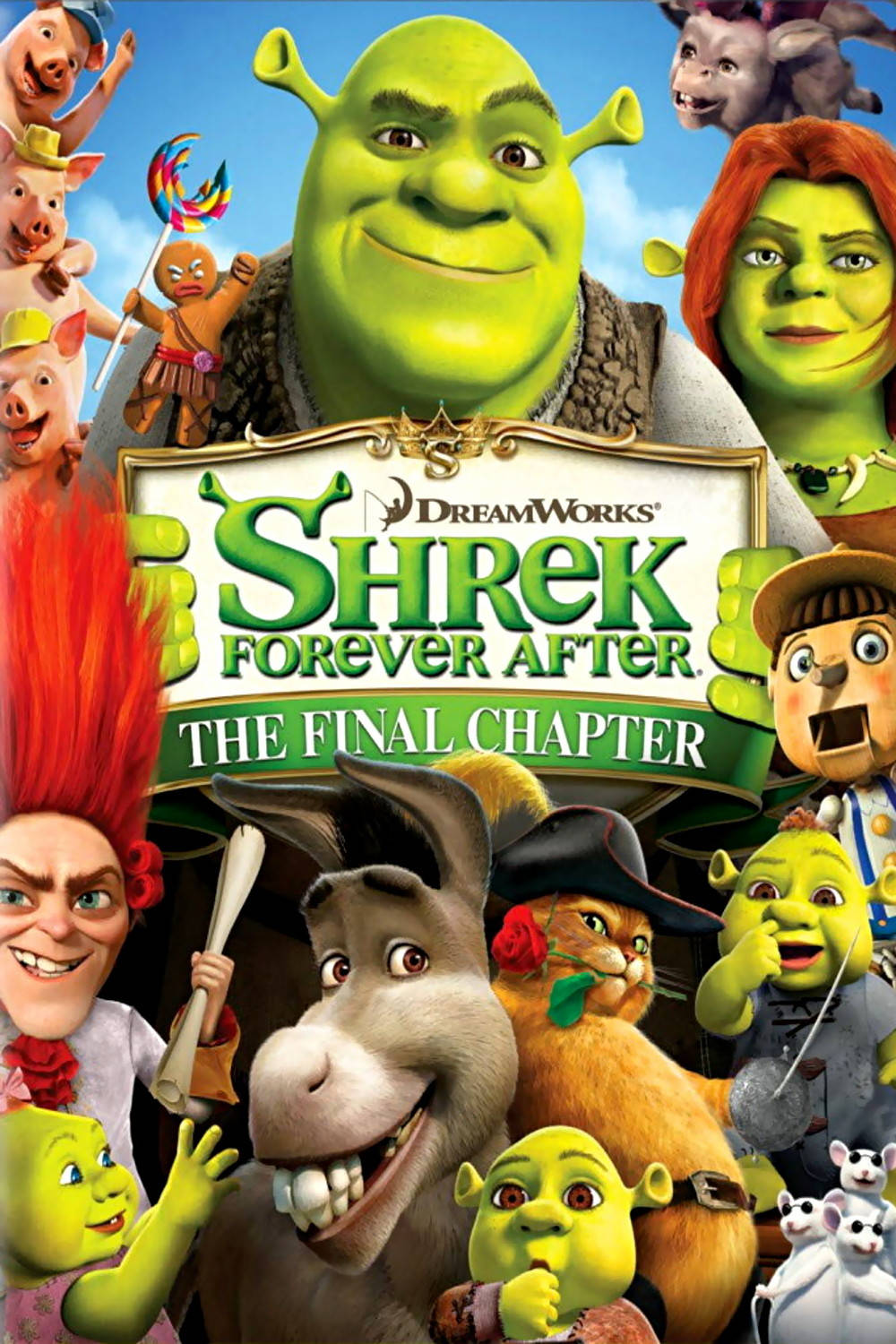 Shrek Forever After, Shrek, ogre friends, HD Phone Wallpaper