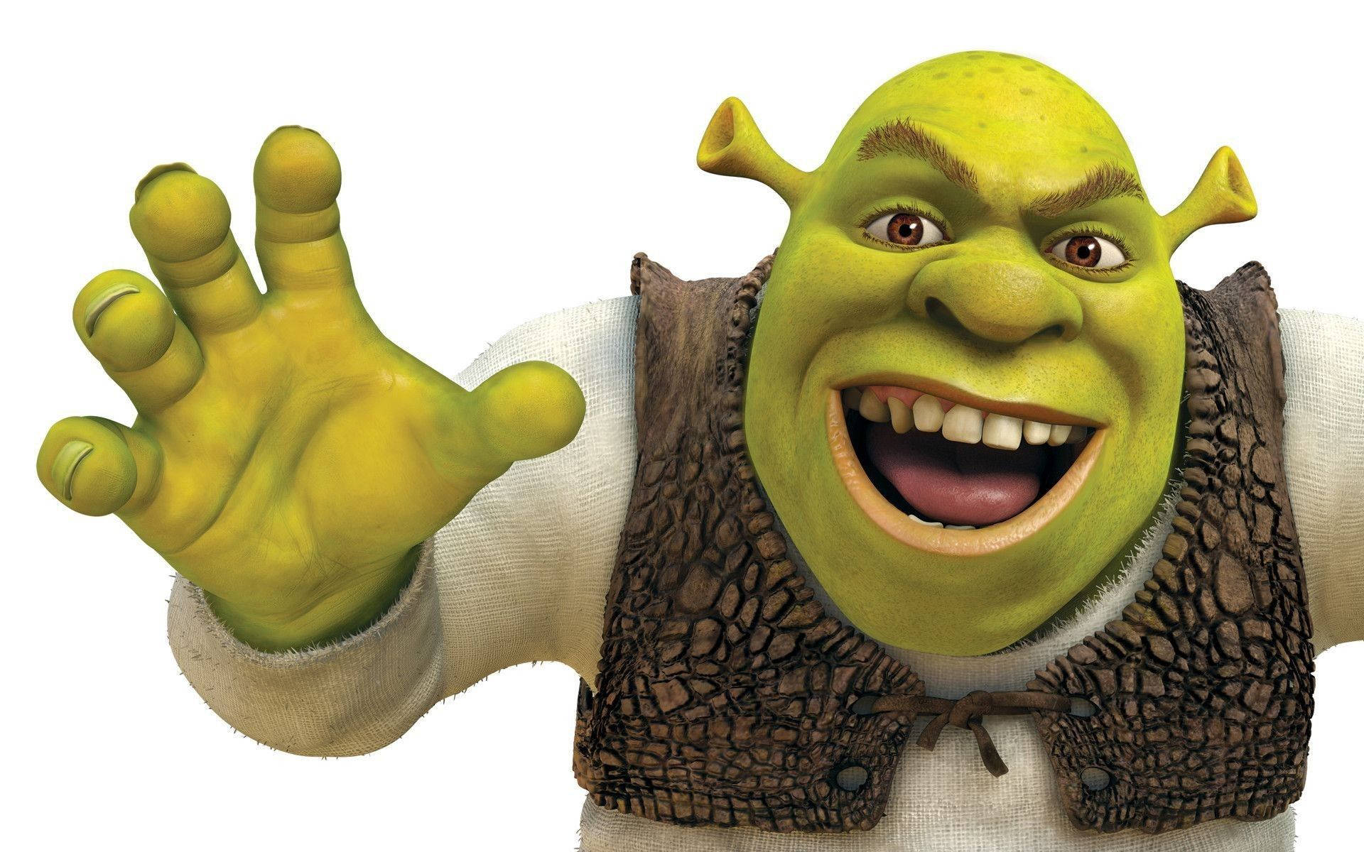 Shrek, 3d-rendered, close-up, Full HD Desktop Wallpaper