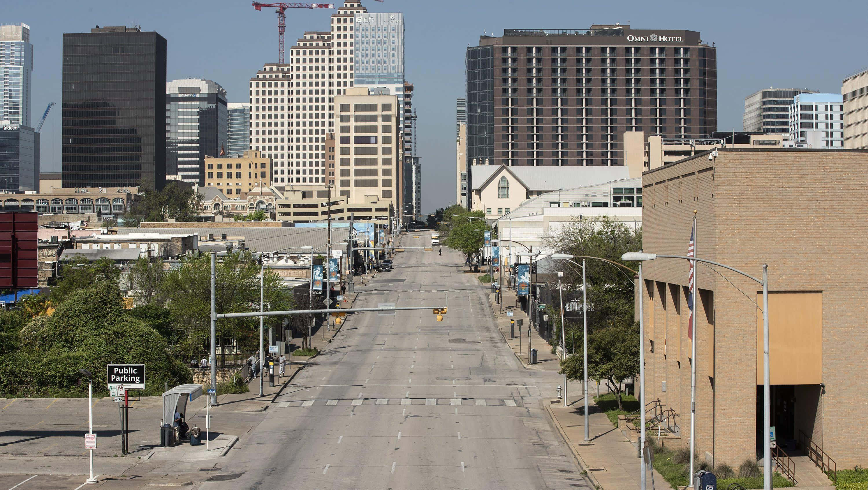 Shreveport, downtown skyline, modern skyscrapers, 2K Desktop Wallpaper