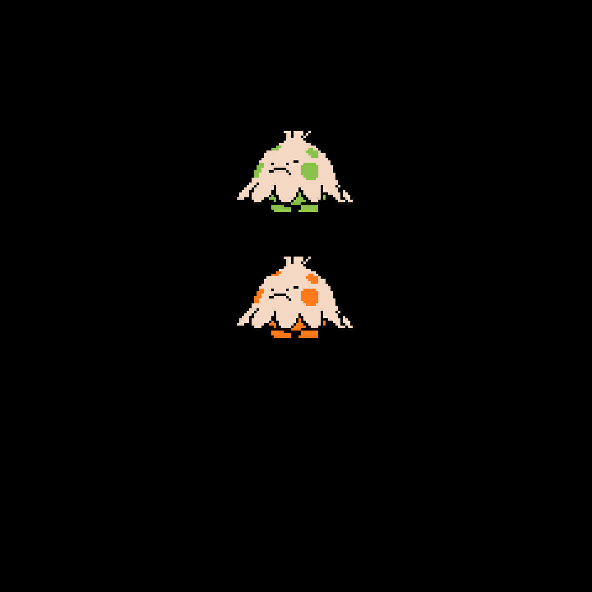 Shroomish, shiny, pixel art, SD Desktop Wallpaper