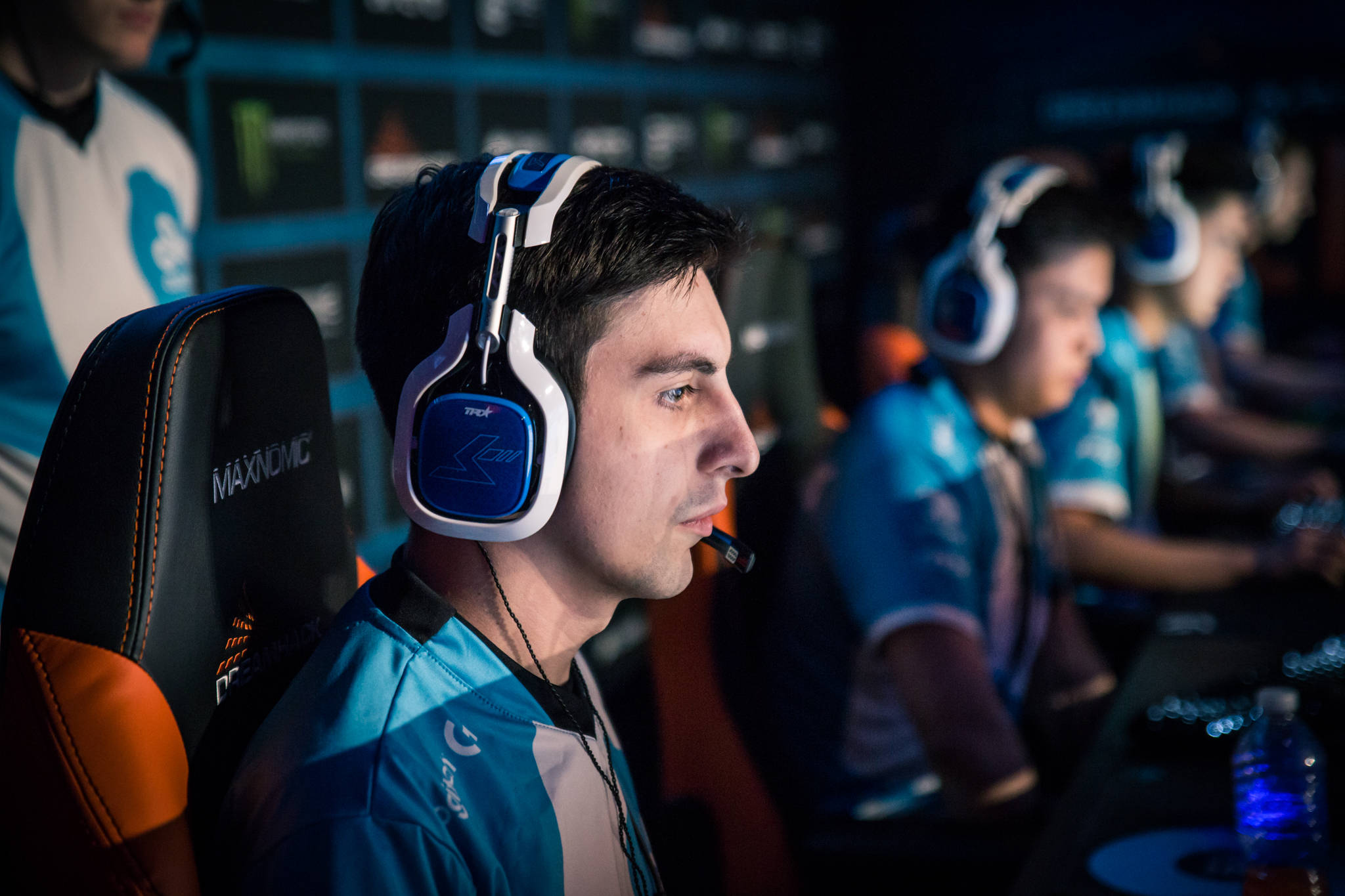 Shroud, esports player, blue jersey, Full HD Desktop Wallpaper