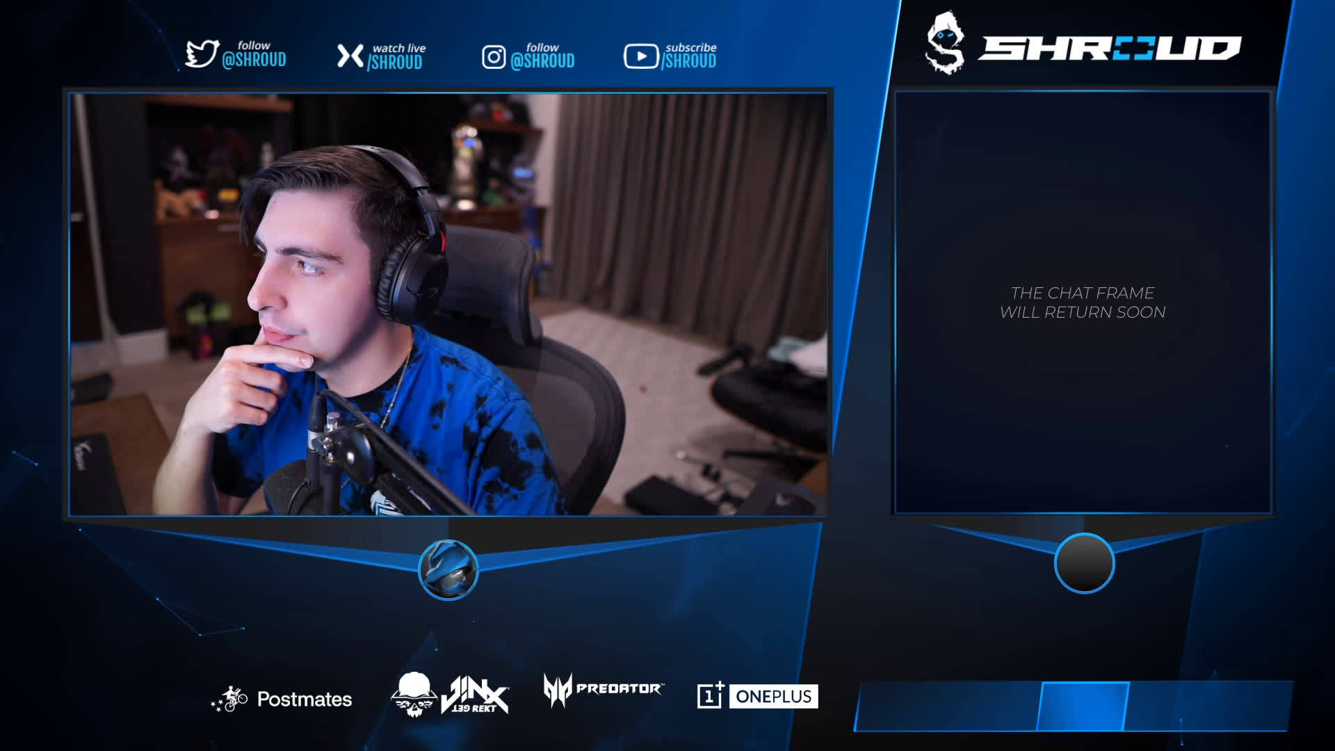 Shroud, gaming chair, headphones, Full HD Desktop Wallpaper