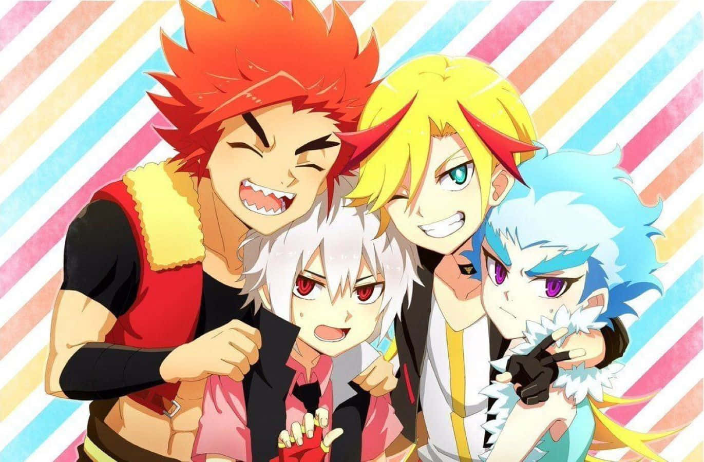 Shu Kurenai, anime characters, spiky hair, HD Desktop Wallpaper
