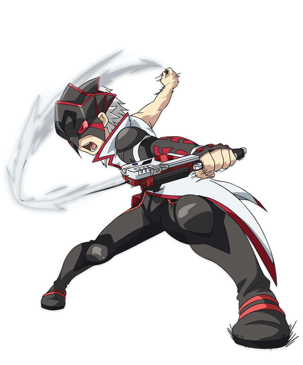Shu Kurenai, black red and white gear, dynamic motion blur, SD Phone Wallpaper