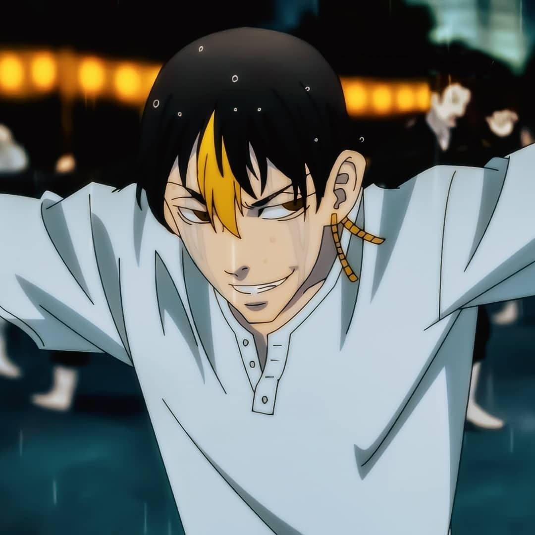 Shuji Hanma, black and yellow hair, rain, SD Desktop Wallpaper