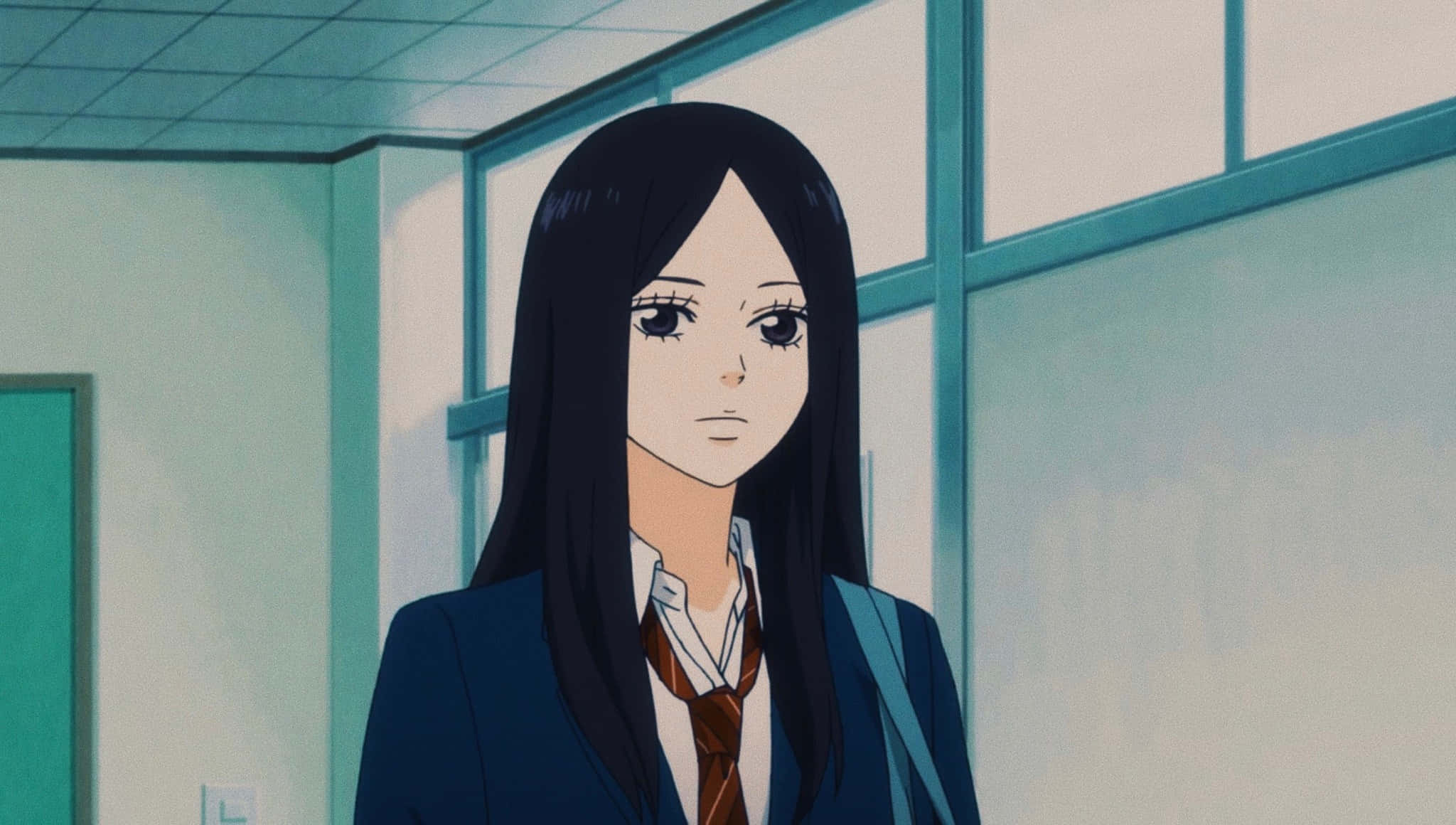 Shuko Murao, anime girl, school uniform, Full HD Desktop Wallpaper