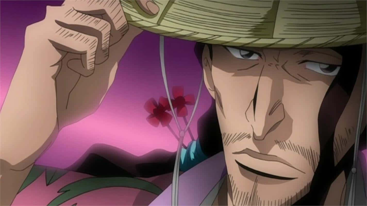Shunsui Kyoraku, 8th Division, straw hat, HD Desktop Wallpaper