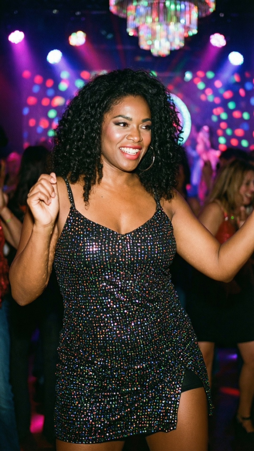 Shuri, disco lights, nightclub, Full HD Phone Wallpaper