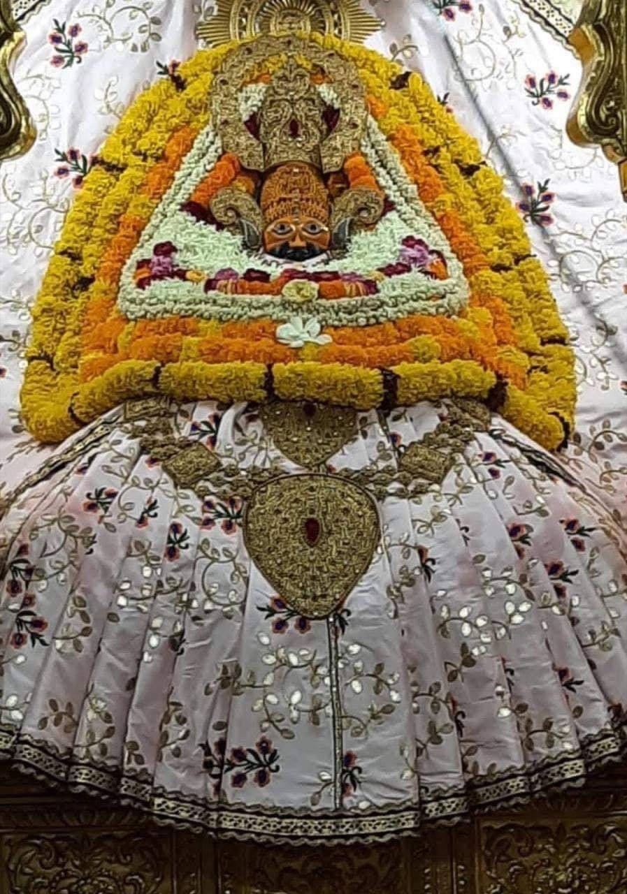 Shyam Baba, white coat, yellow garland, HD Phone Wallpaper