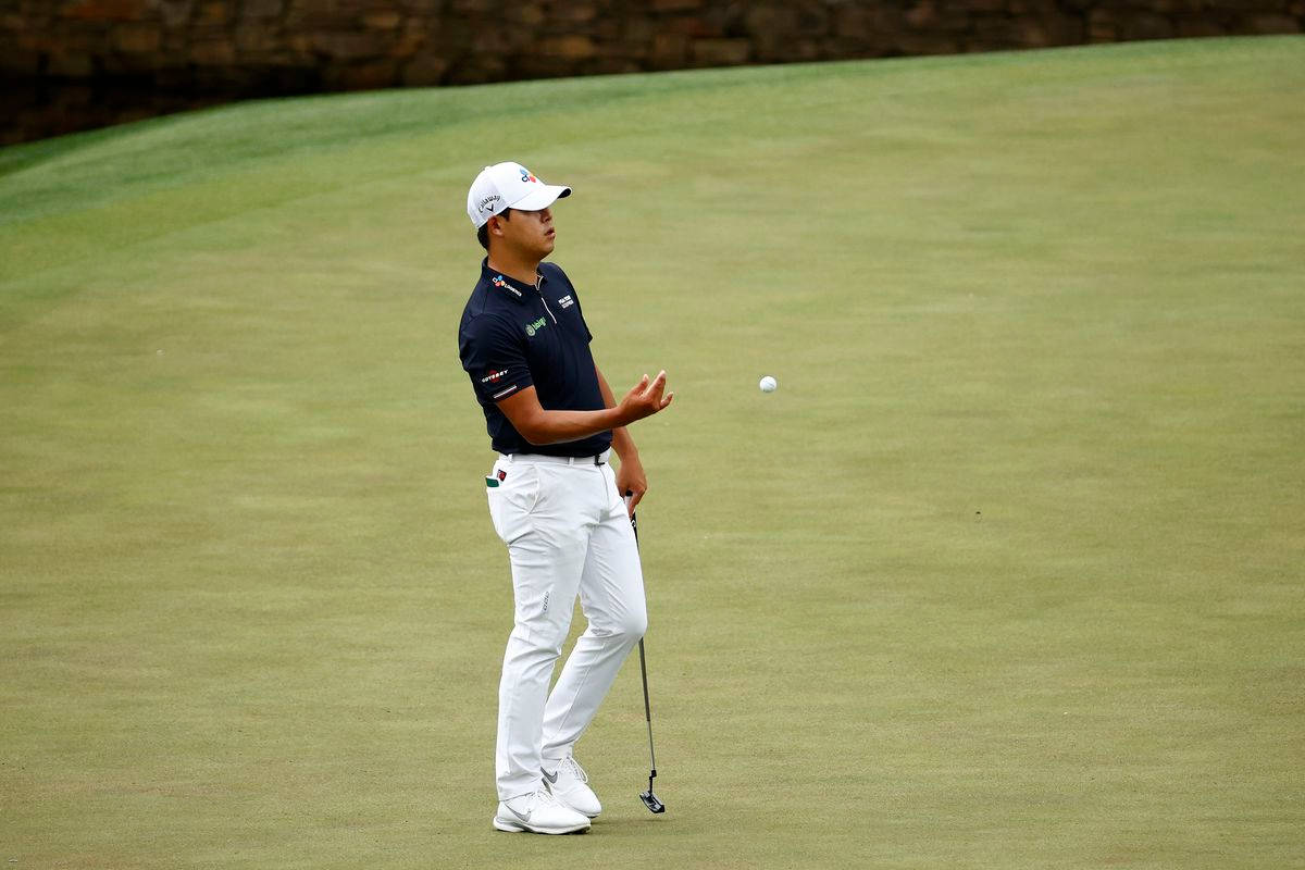 Si Woo Kim, white pants, cap, SD Desktop Wallpaper