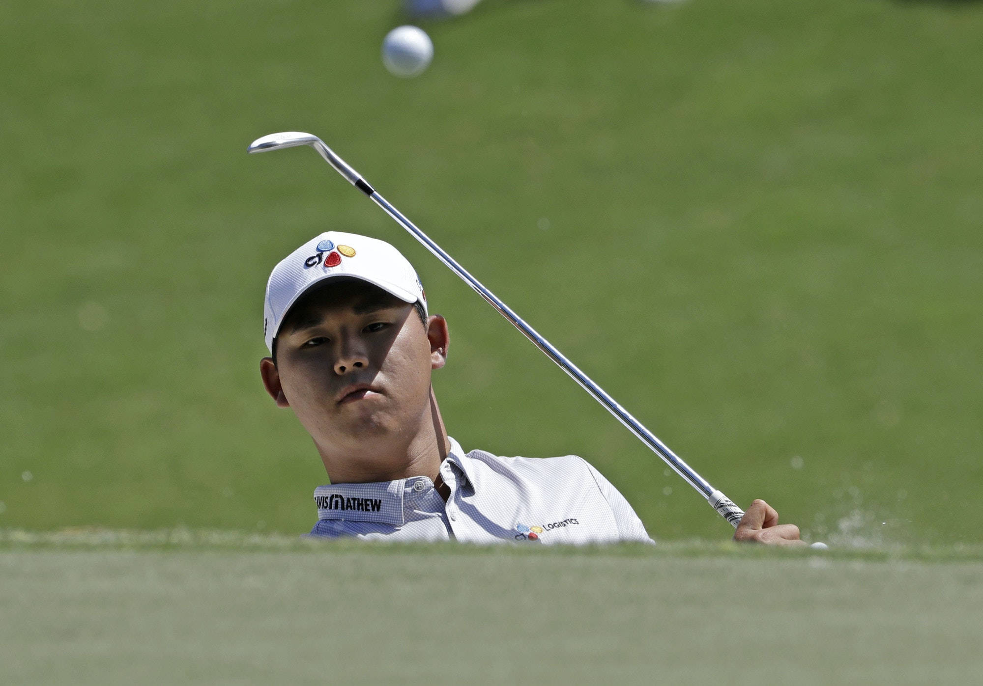 Si Woo Kim, white cap, white shirt, Full HD Desktop Wallpaper
