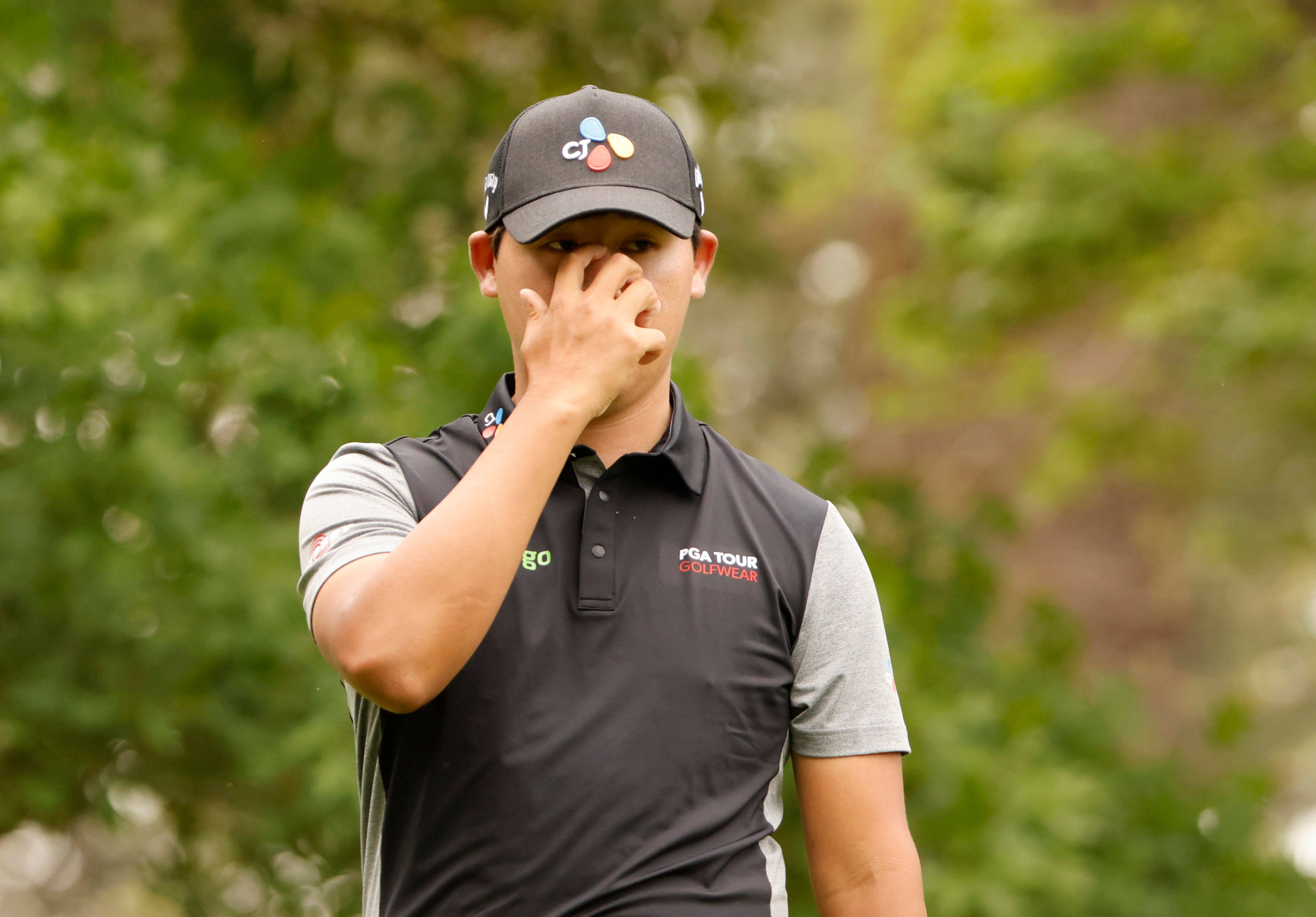 Si Woo Kim, black cap, polo shirt, 4K Desktop Wallpaper