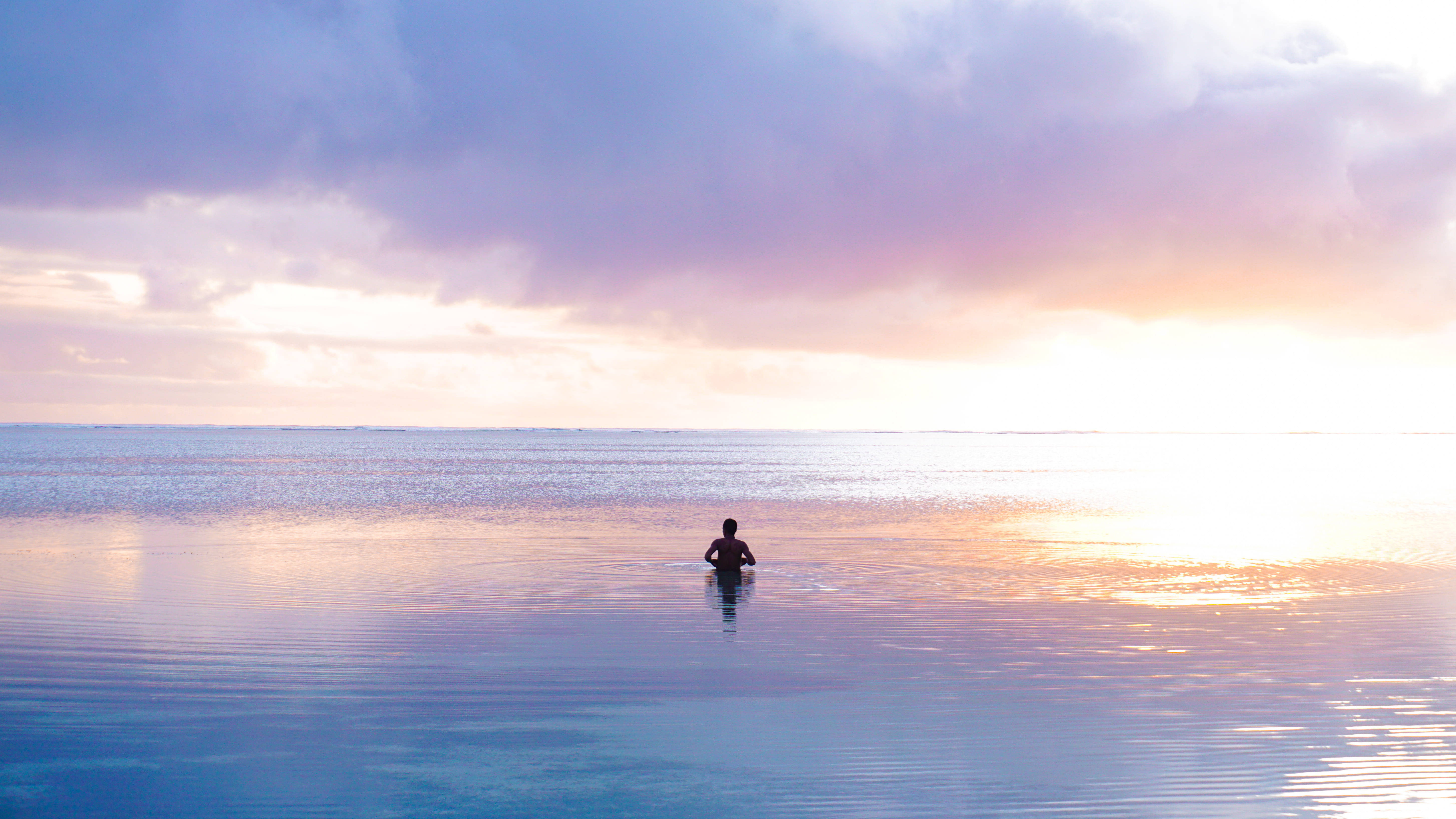 Siargao Island, morning sea, calm ocean waters, 5K Desktop Wallpaper