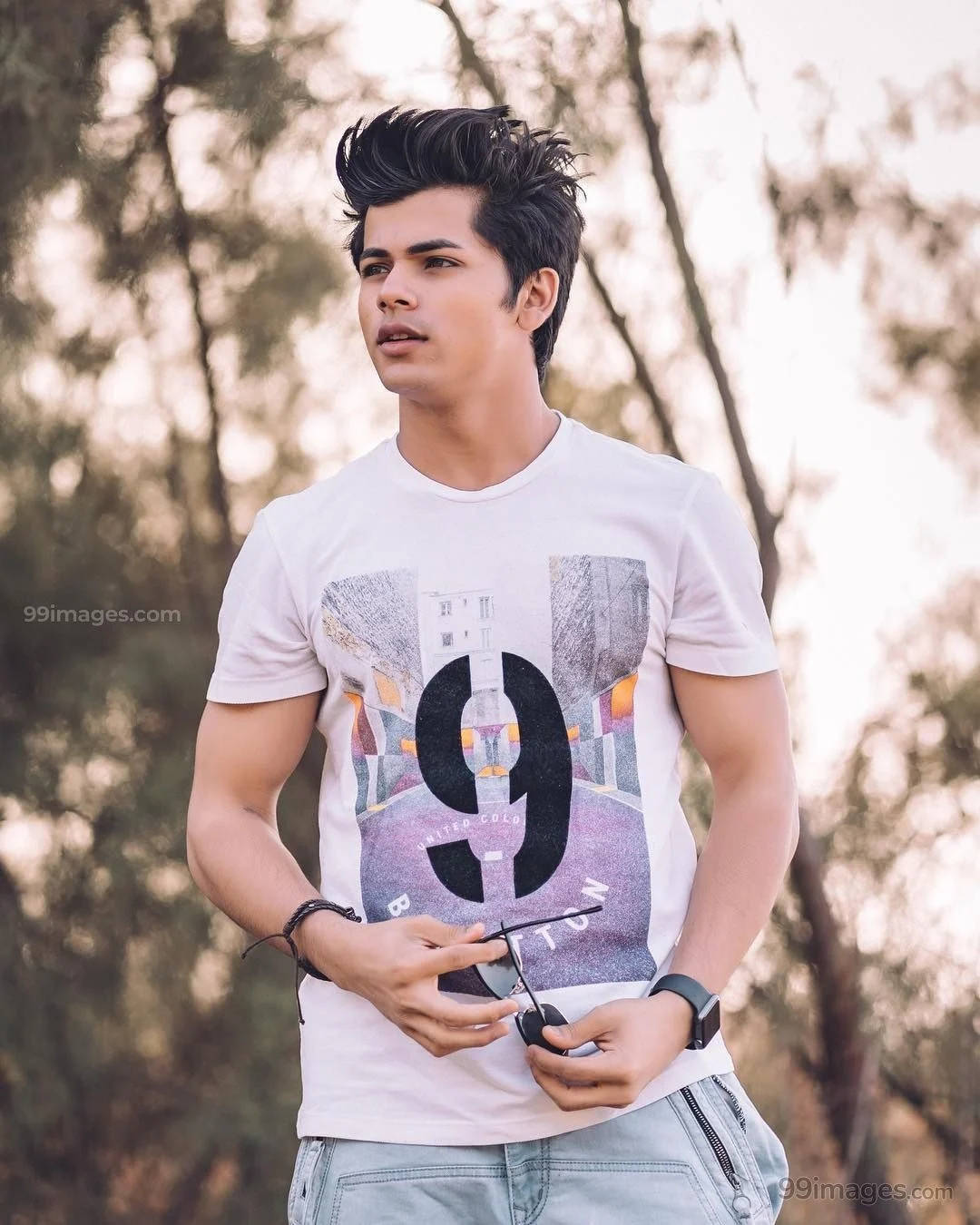 Siddharth Nigam, sunglasses, dark hair, HD Phone Wallpaper