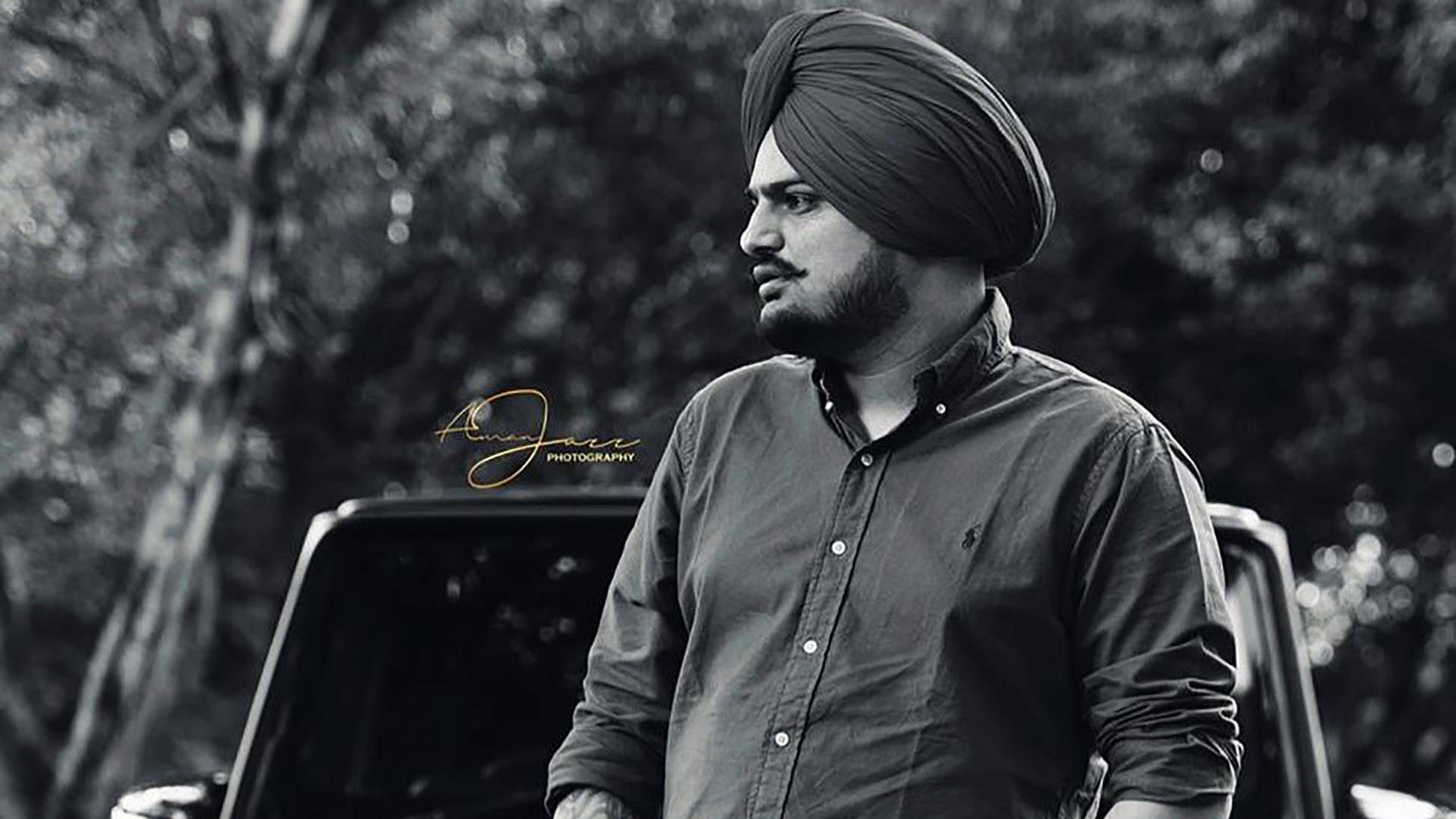 Sidhu Moose Wala, turban, vehicle, Full HD Desktop Wallpaper