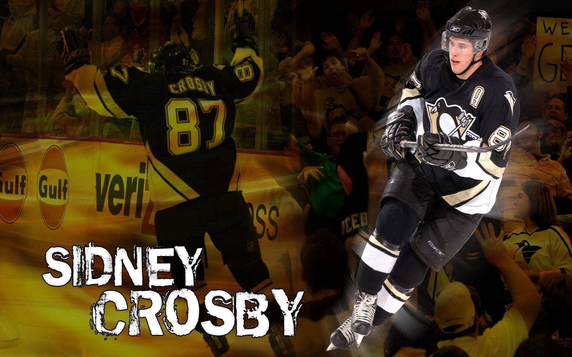 Sidney Crosby, hockey, goal, Full HD Desktop Wallpaper