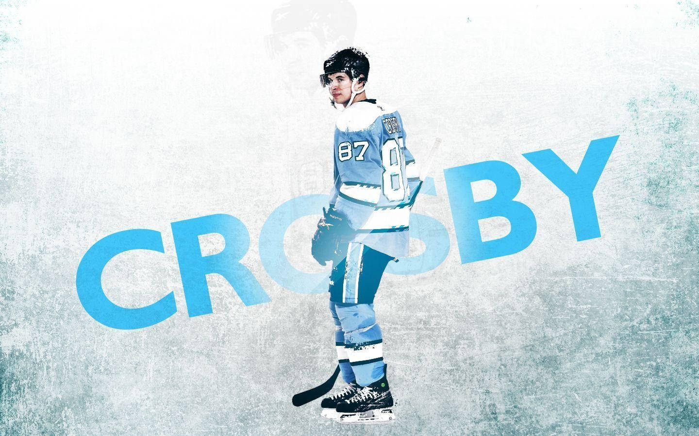 Sidney Crosby, light blue jersey, number 87, HD Desktop Wallpaper