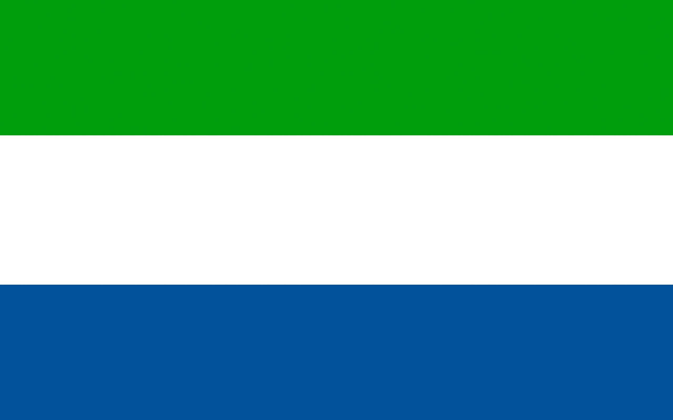 Sierra Leone, green, white, 2K Desktop Wallpaper