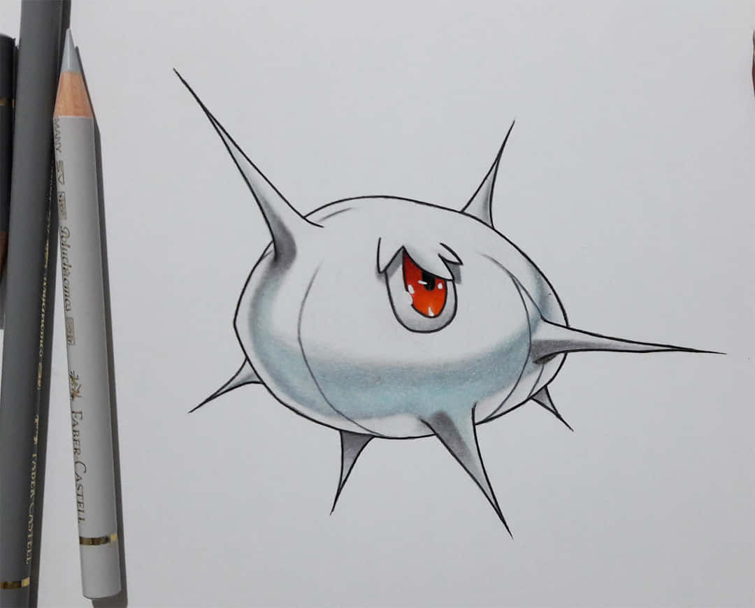 Silcoon, pencil drawing, white paper, SD Desktop Wallpaper