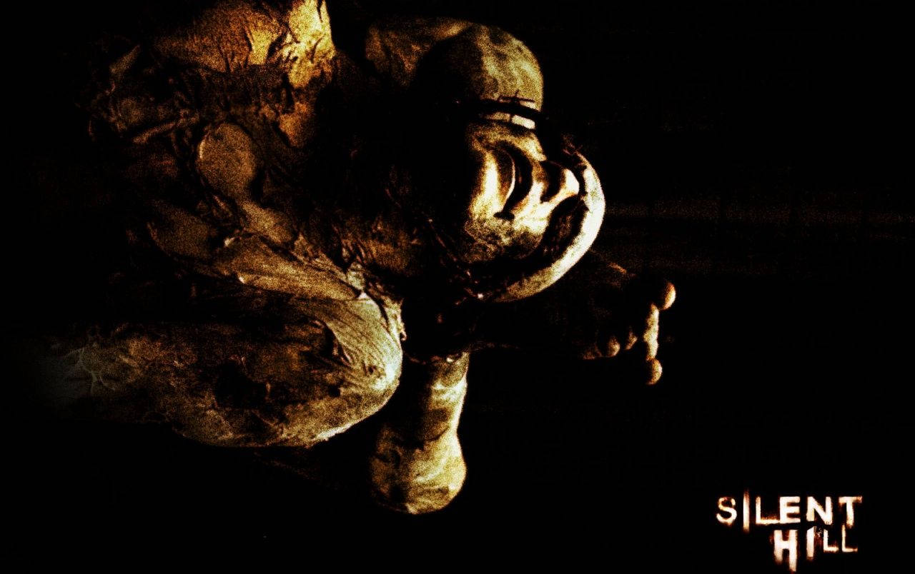 Silent Hill, grotesque humanoid creature, decaying flesh, HD Desktop Wallpaper