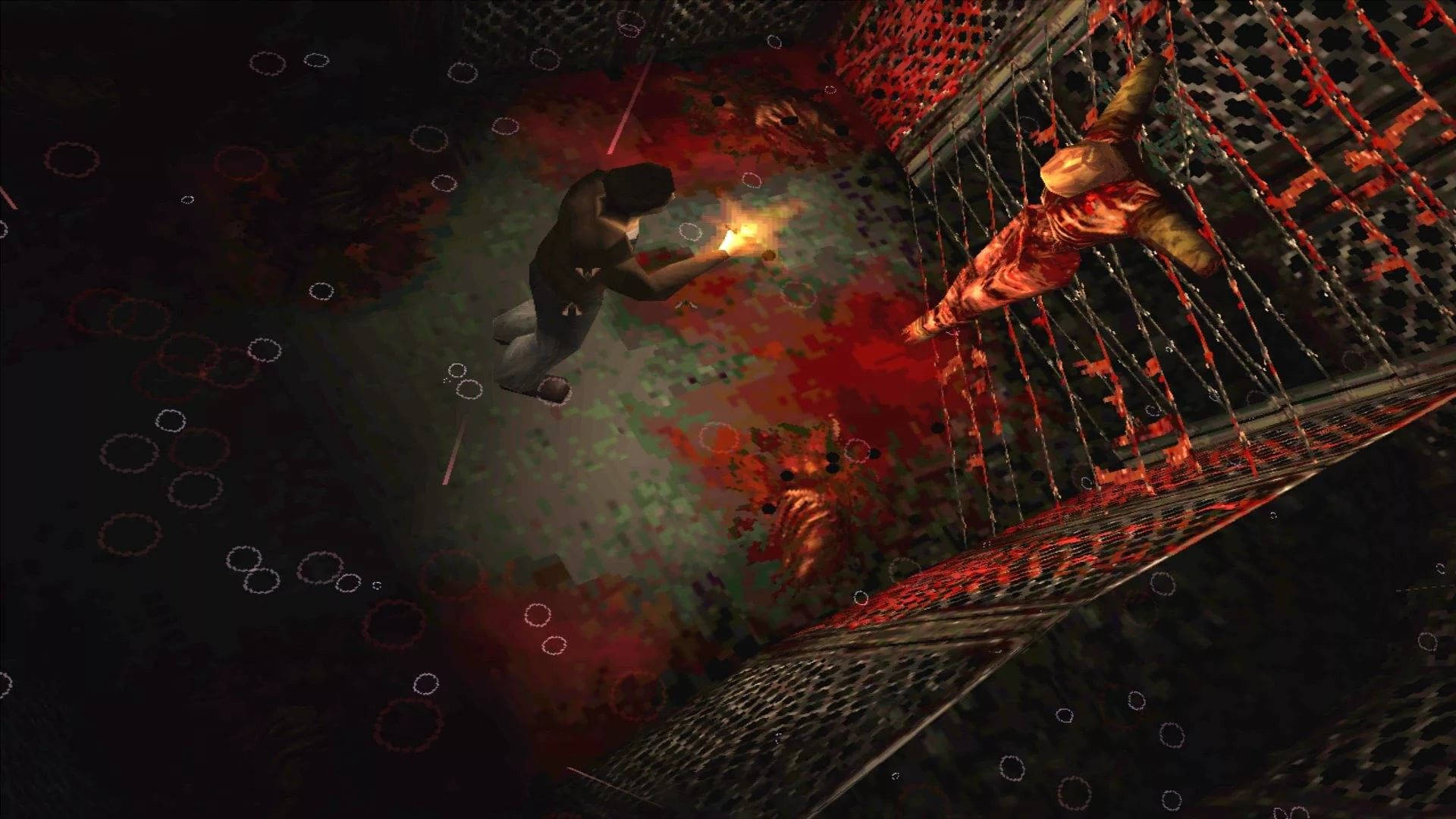 Silent Hill, bloody scene, torch, Full HD Desktop Wallpaper