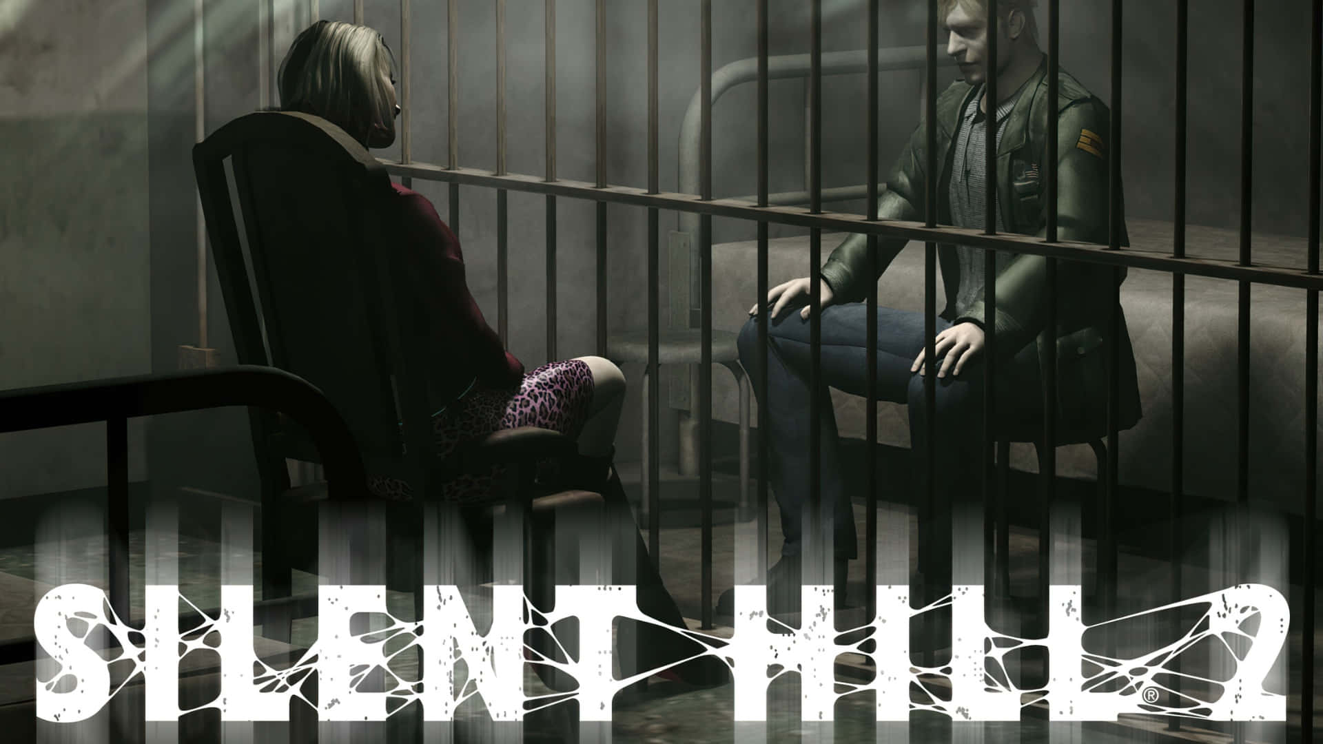 Silent Hill 2, prison encounter, red coat, Full HD Desktop Wallpaper
