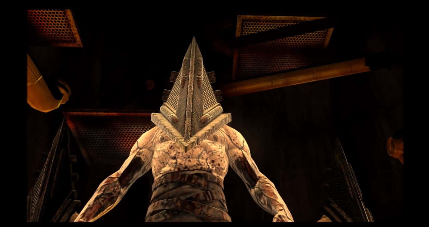 Silent Hill Characters, armored figure, spiked pyramid helmet, HD Desktop Wallpaper