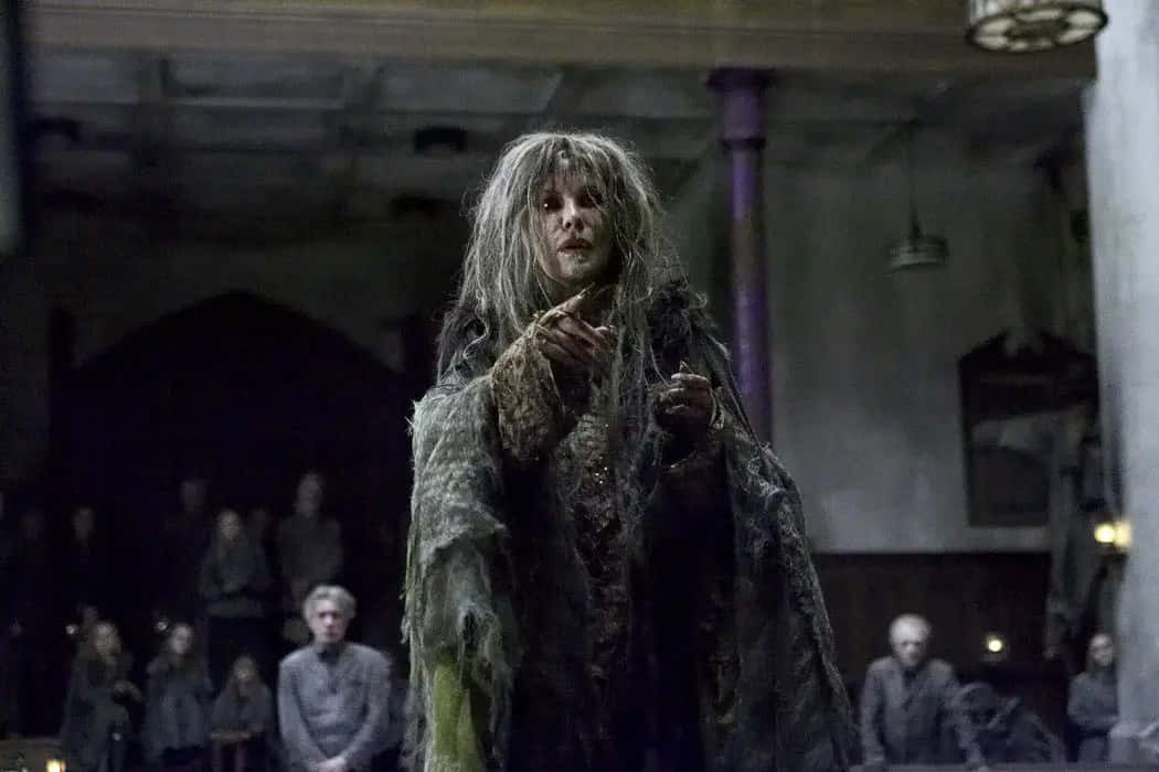 Silent Hill Characters, pale woman, wild grey hair, SD Desktop Wallpaper