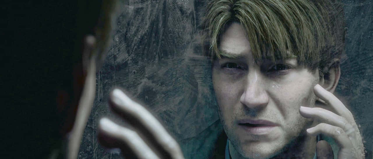 Silent Hill Characters, rain-slicked window, wet hair, HD Desktop Wallpaper